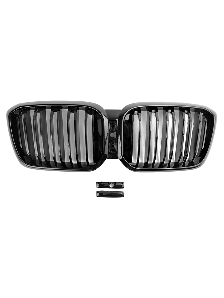 BMW X3 X4 G01 G02 2022 2023 Grille de calandre avant noire brillante