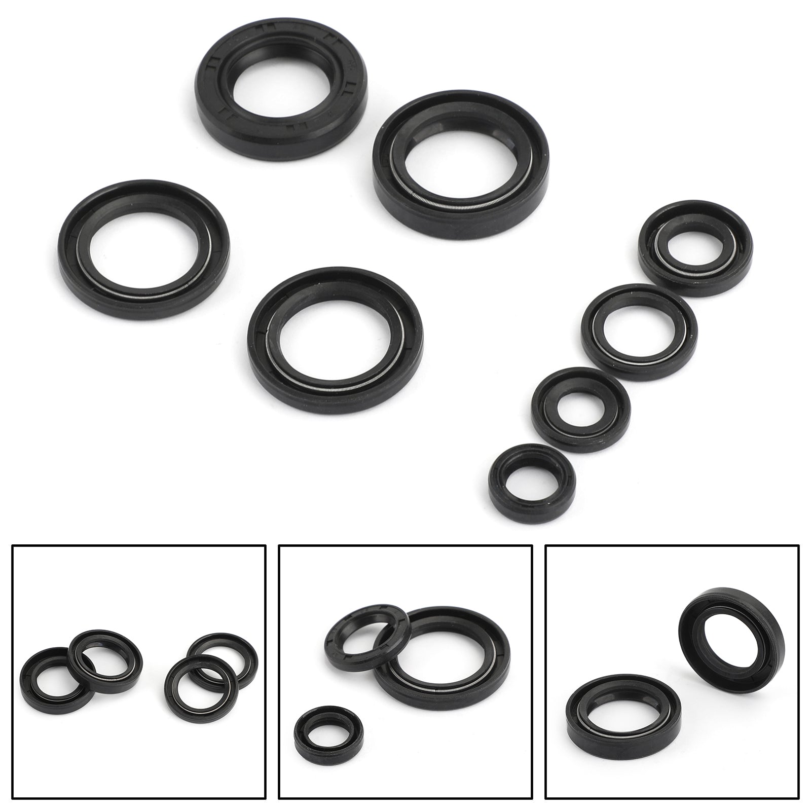 Kit paraolio motore per Yamaha DT125 DT175 MX125 MX175 IT175 YZ125 1974-1983 Generico