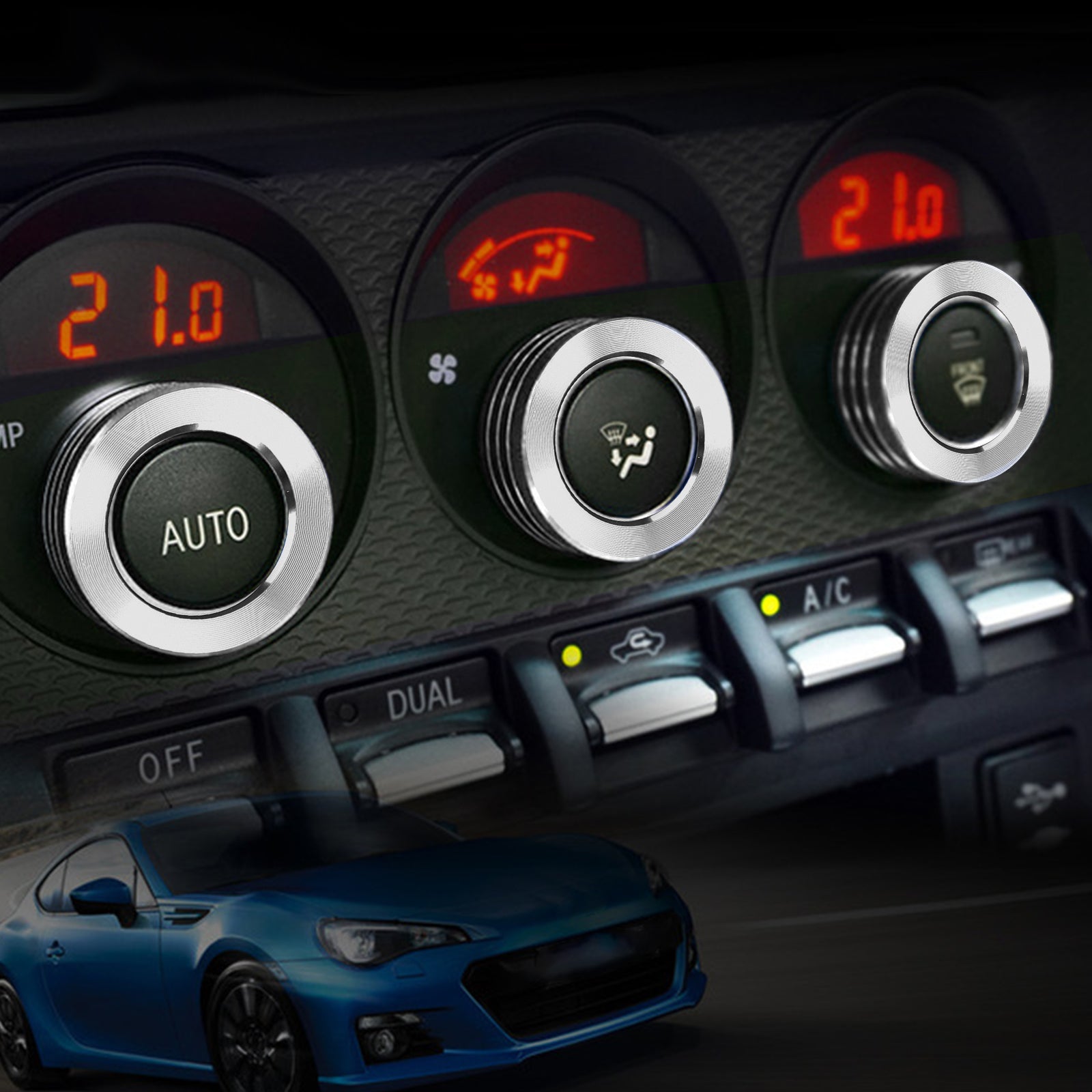 Le migliori offerte per Car Air Conditioner Switch Button Ring AC Buttons Cover Fit For BRZ Toyota 86 Generic sono su ✓ Confronta prezzi e caratteristiche di prodotti nuovi e usati ✓ Molti articoli con consegna gratis!