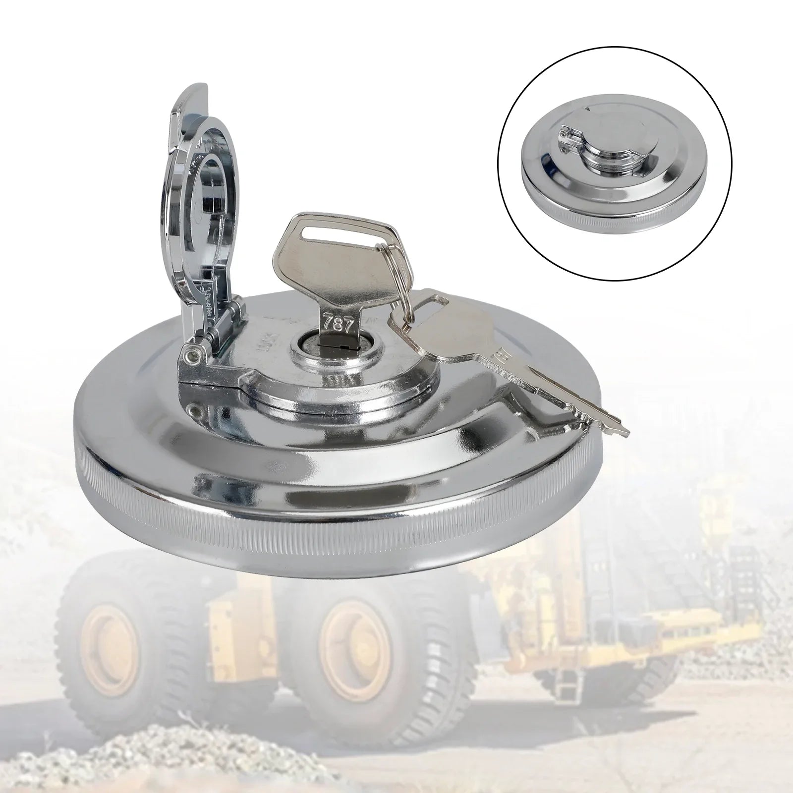 Tappo Del Serbatoio Del Carburante Per Escavatore Komatsu 20U-04-21361 - Foto 8