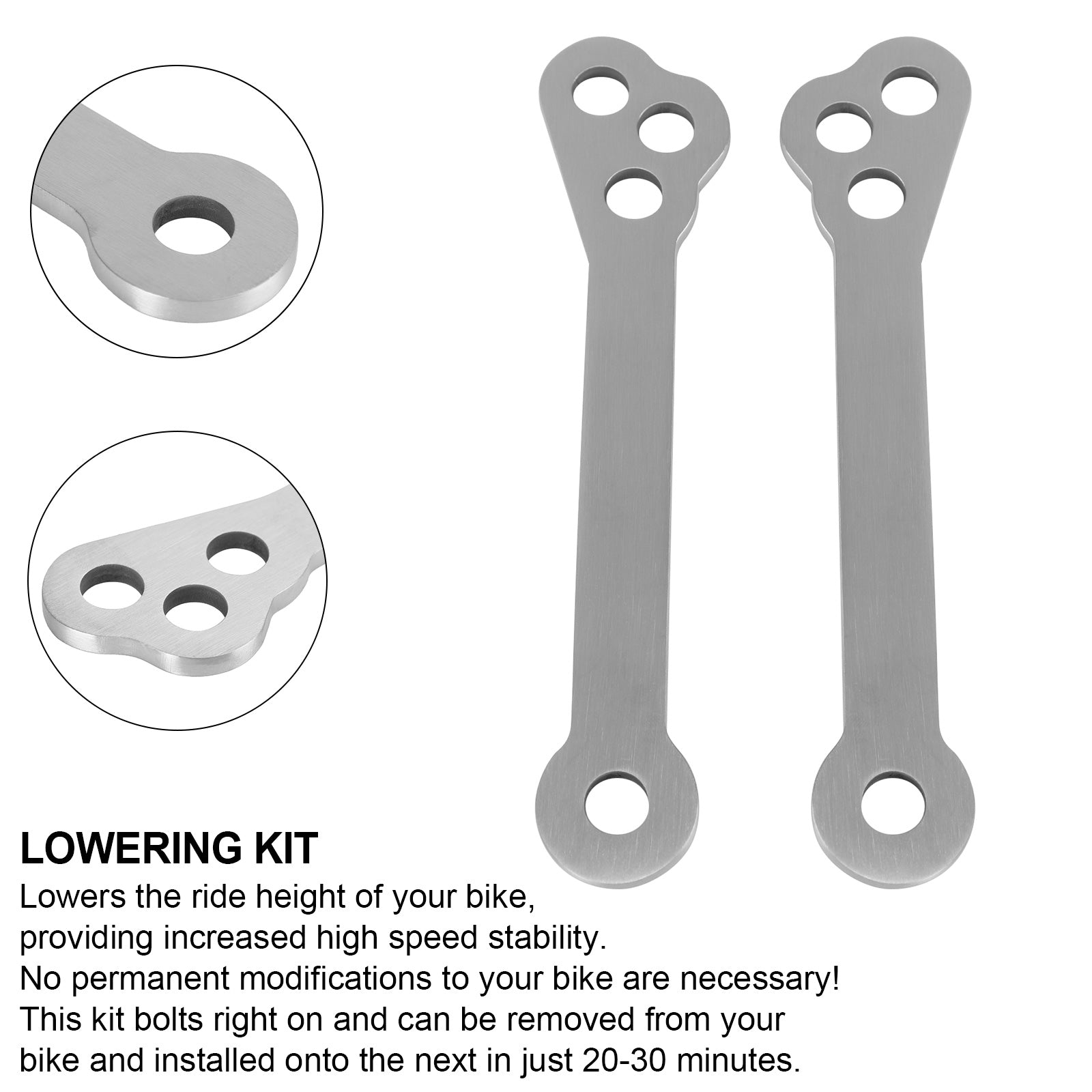 Kit de enlaces de descenso de suspensión trasera para HONDA CB400X CB 400X CB500X 2019-2020 Genérico