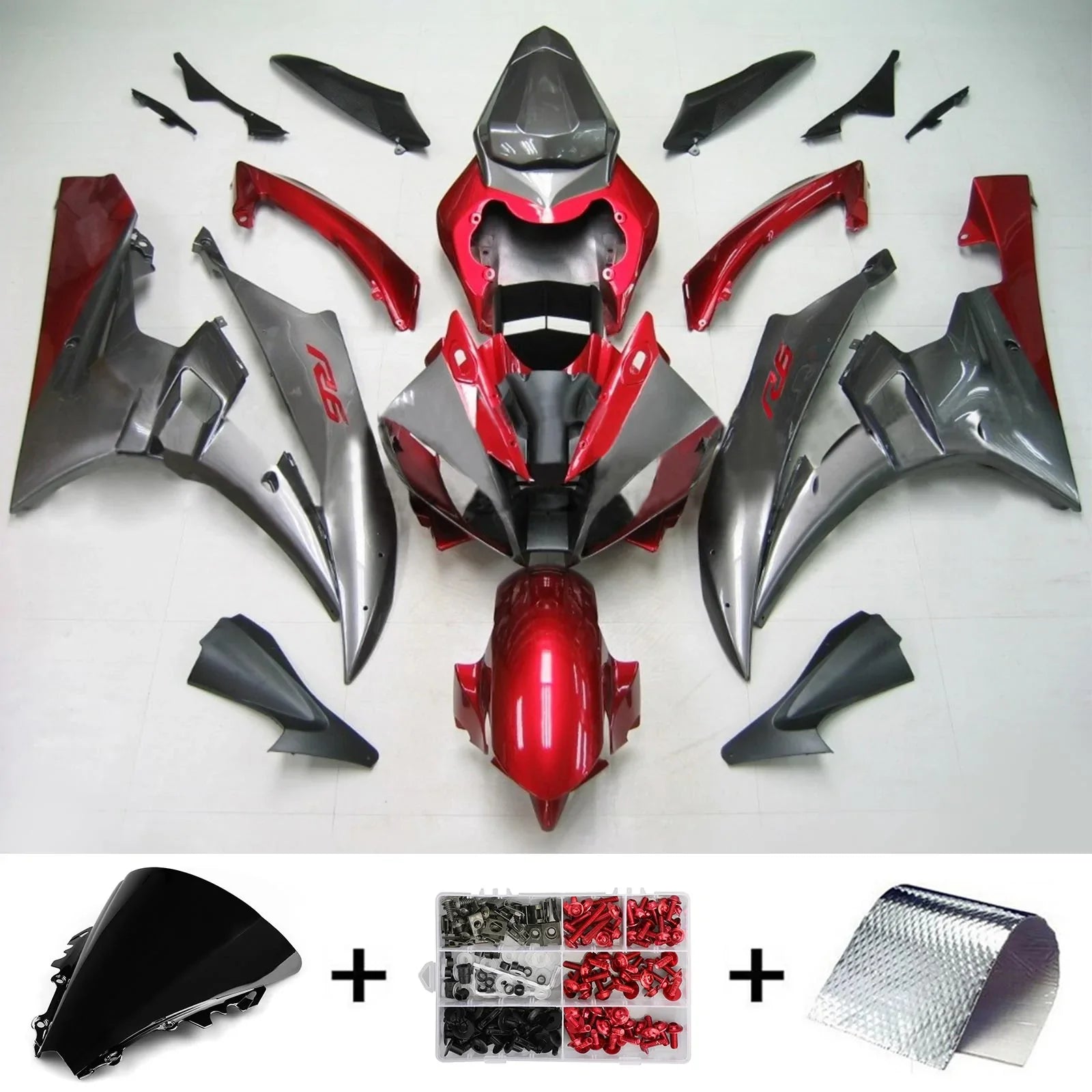 Kit Carenado Amotopart para Yamaha YZF 600 R6 2006-2007 Genérico