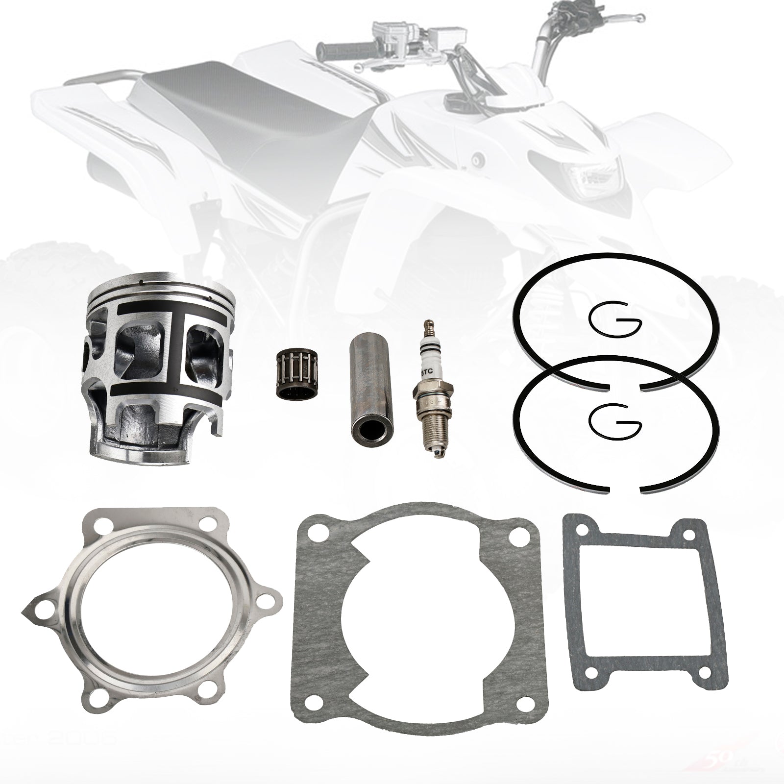 Kit de juntas y aros de pistón Pro-X Engine Std de 66 mm para Yamaha Blaster 200 88-06