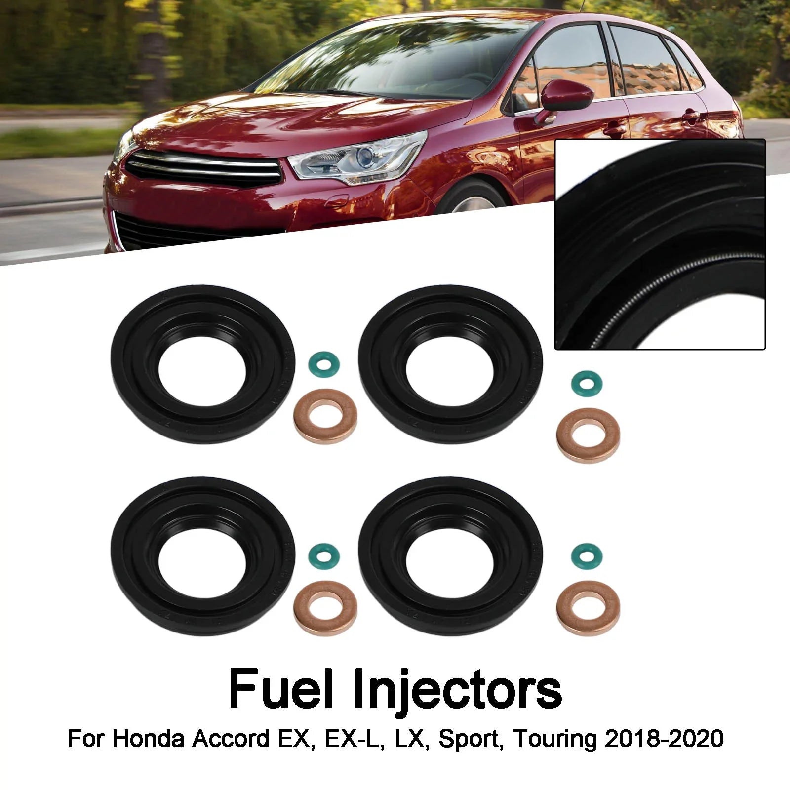 4 pièces Ford Transit MK3 MK6 MK7 2.0 2.2 2.4 TDCI TDDI joints d'injecteur