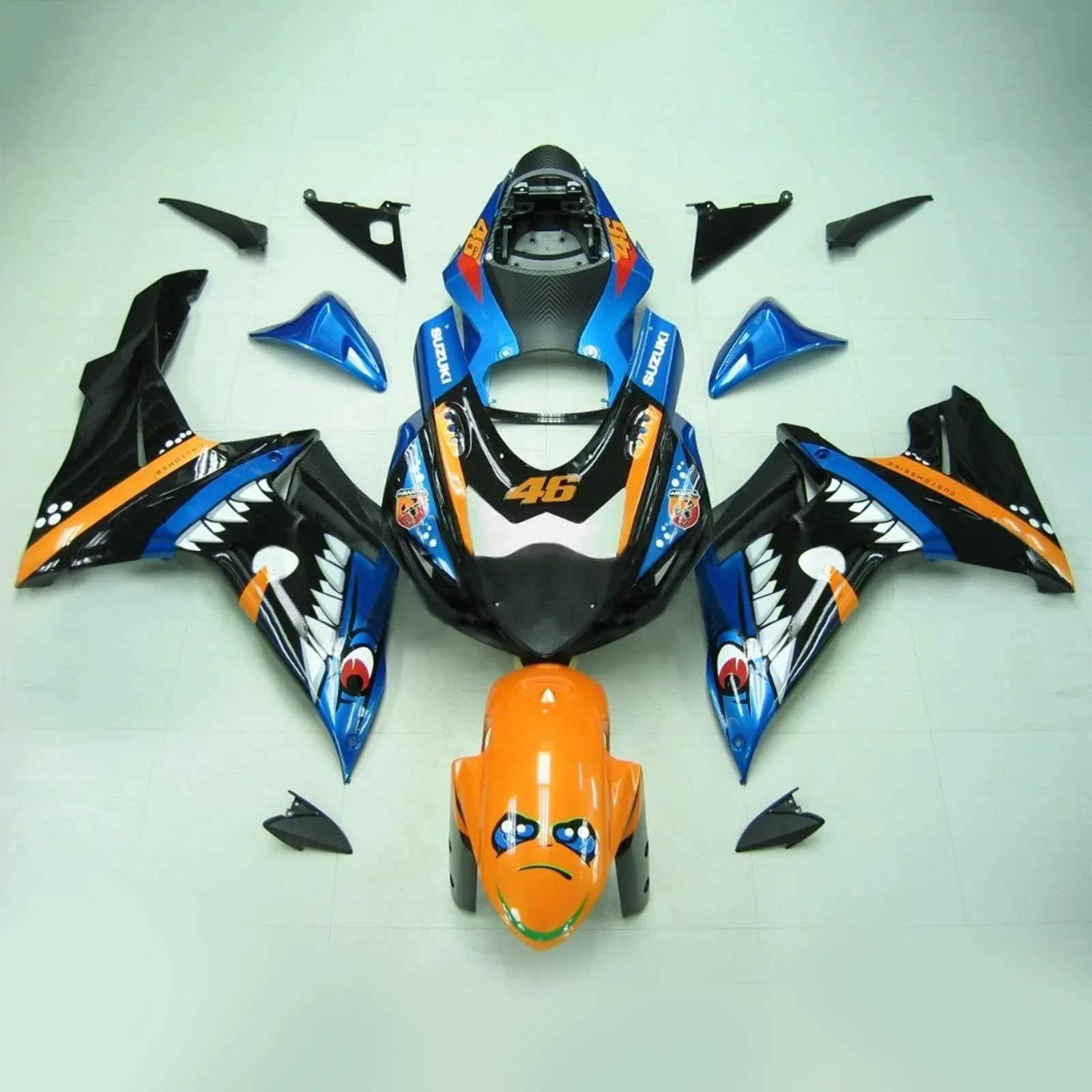 Amotopart Suzuki GSXR 600/750 2011-2021 K11 Kit Carenado Carrocería Plástico ABS