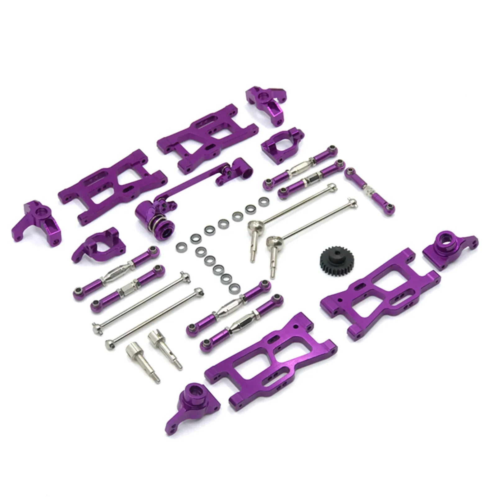 12 pièces mises à niveau RC pièces Kit pour Wltoys 144001 144002 124016 124017 124018 124019