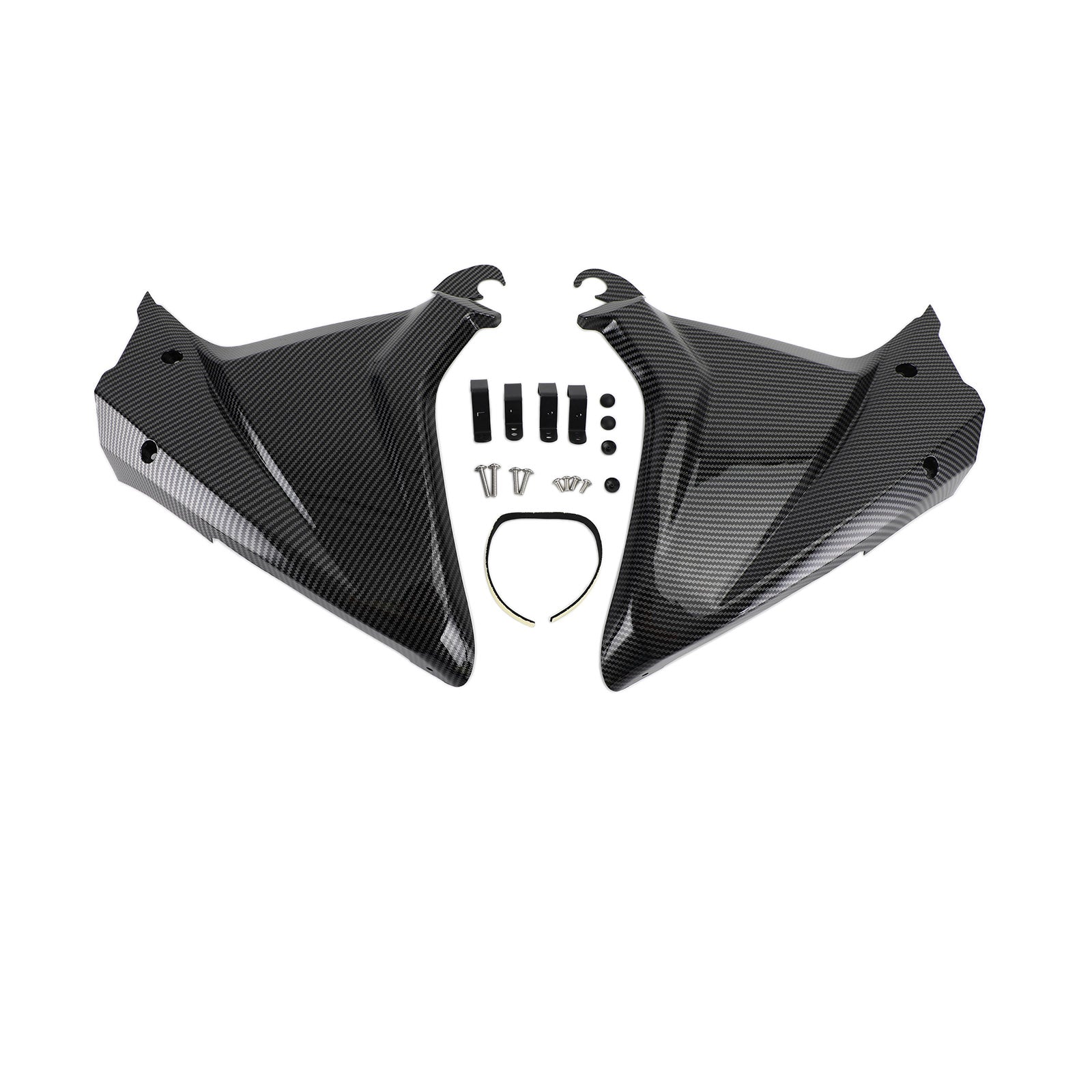 Pannelli di copertura del telaio laterale Trim carenature Cappucci per Honda CBR650R 2019-2021 Generico