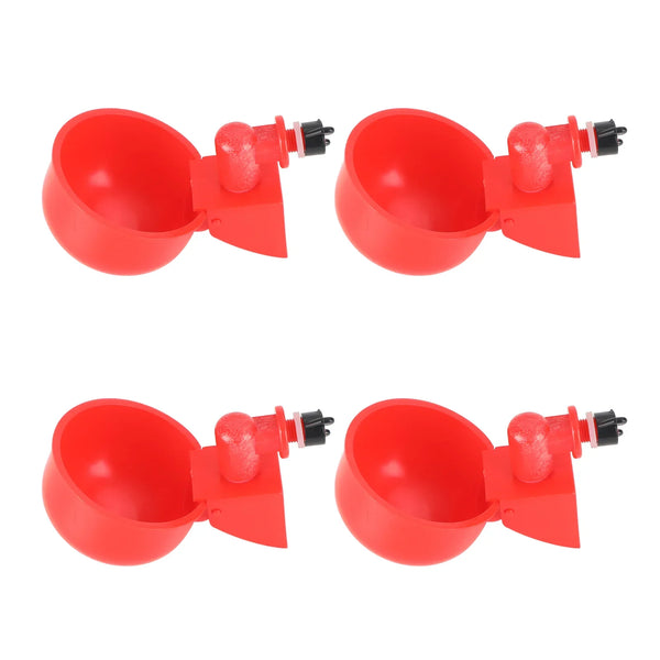 Lot De 6 Gobelets Automatiques Wisecoco Pour Abreuvoirs De Poulets - Grands Bols à Eau Pour Volaille, Poules, Canards, Chats & Chiens