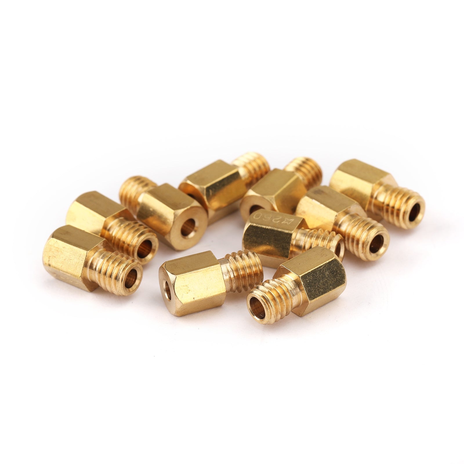10 szt. Dysze główne typu sześciokątnego do gaźnika MIKUNI VM/TM/TMX 200-290 220 250 4/042 Generic