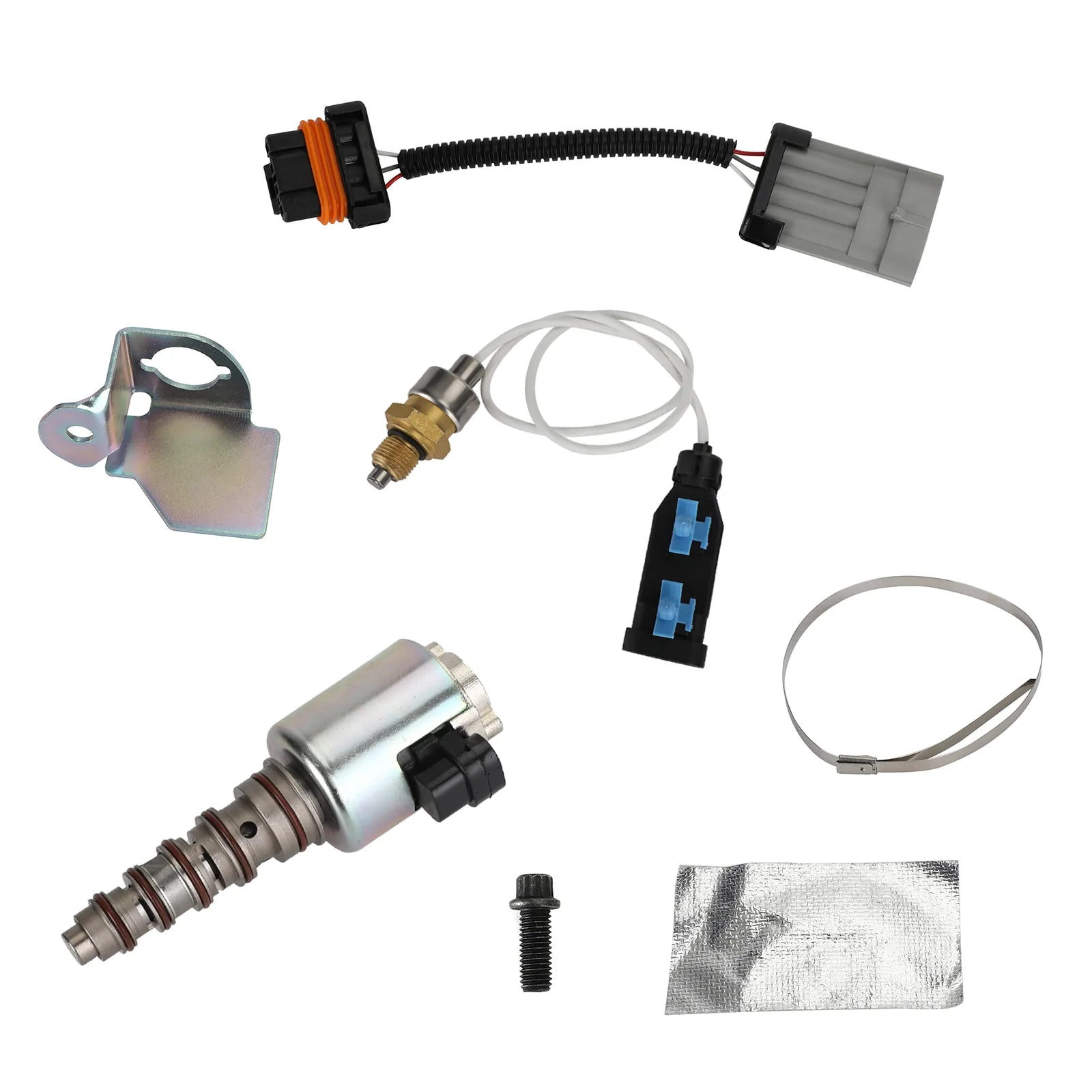 2005-2010 Ford E-Series vans avec le moteur 6.0L Powerstroke Kit de mise au point Turbo VGT-capteur de position d'aube 12635324 et solénoïde VGT 3C3Z6F089AA