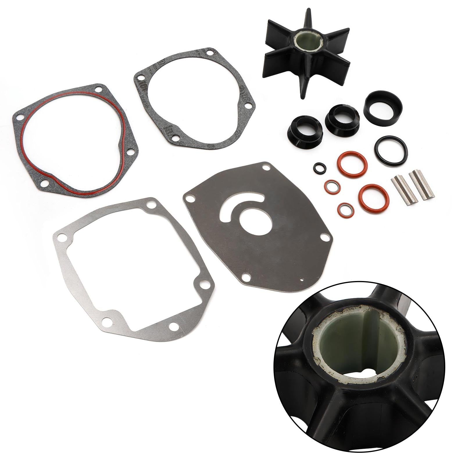 Kit de impulsor de bomba de agua para Mercury Mercruiser Alpha One Gen 2 47-43026Q06