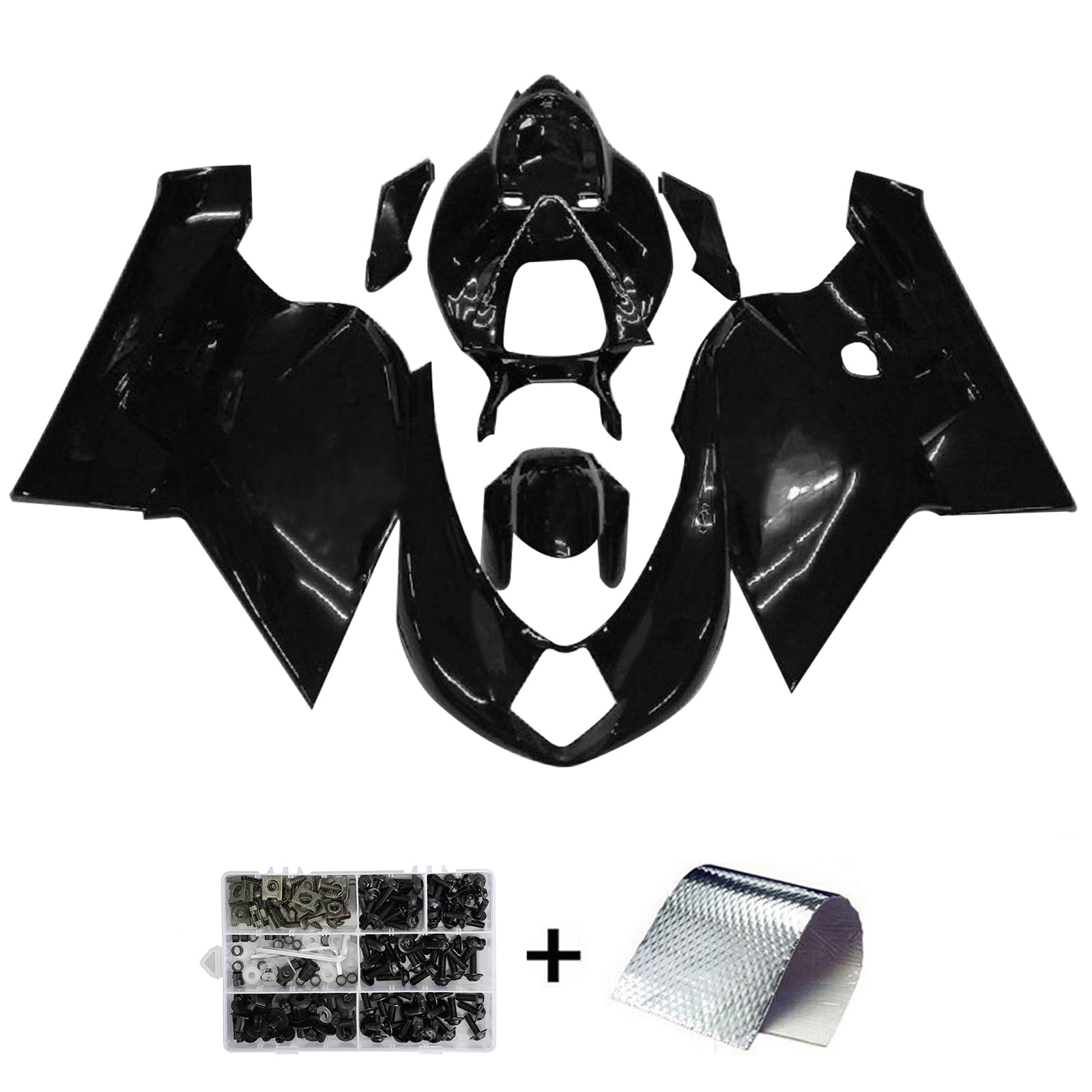 Amotopart MV Agusta F4 1000 2005-2006 Kit de carenado de carrocería de plástico ABS