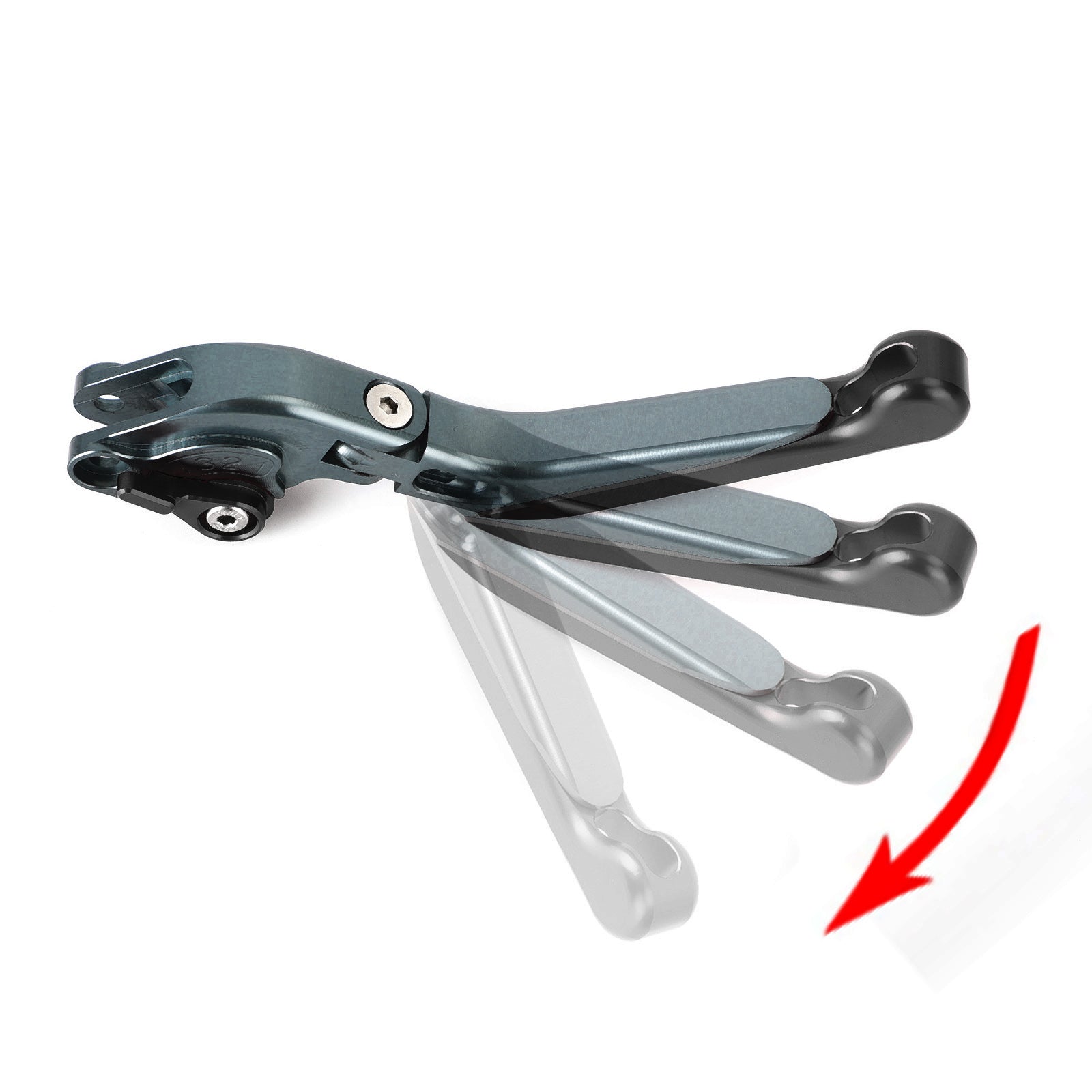 Palanca de freno y embrague extensible regulable para Speed ​​Triple R 1200 Scrambler Generic