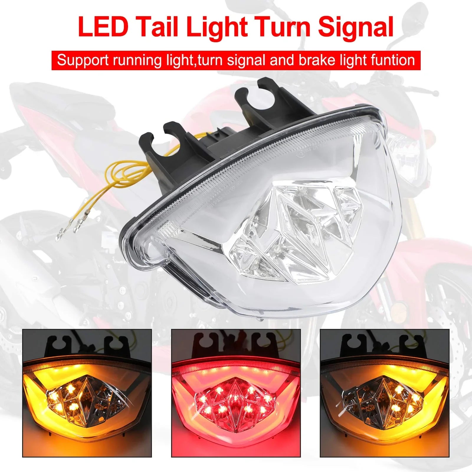 LED-takavalon suuntavilkku Suzuki GSXS 1000 F GSX-S 750 Z 2017-2021 Generic