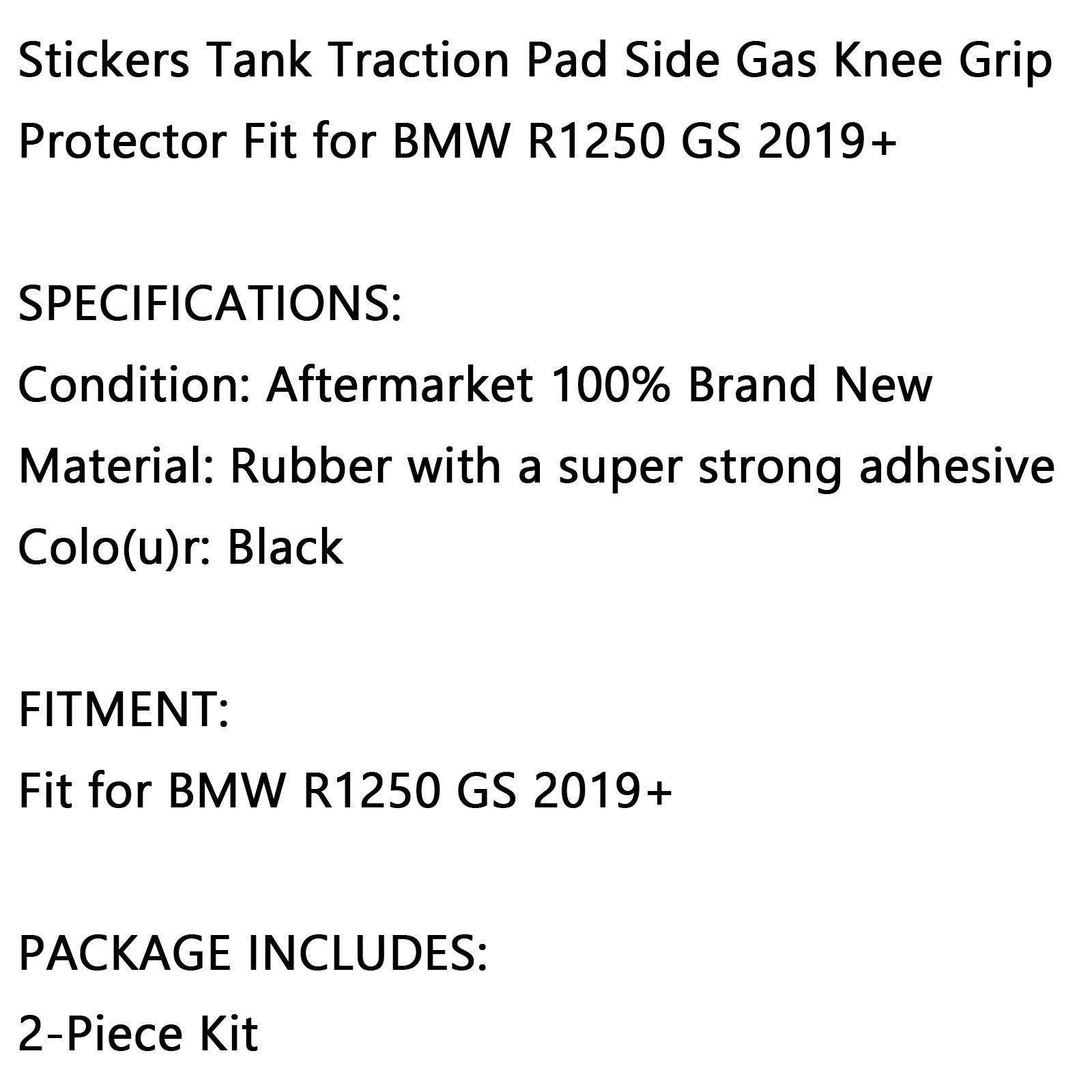 Kit de 2 piezas protecciones para tiradores de deposito para Bmw R1250 Gs 2019+ generico