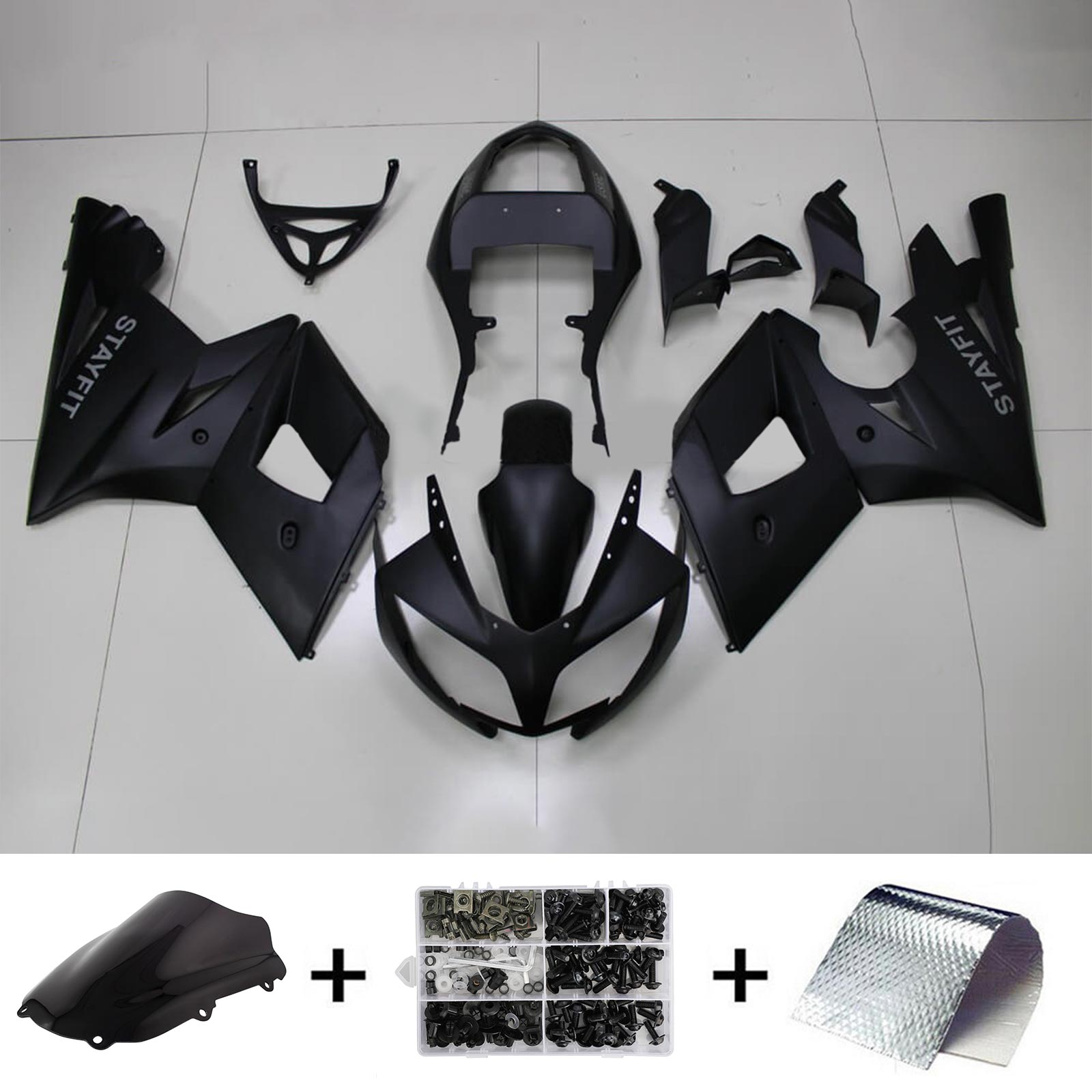 Kit de carénage Amotopart 2002-2005 Triumph Daytona 600