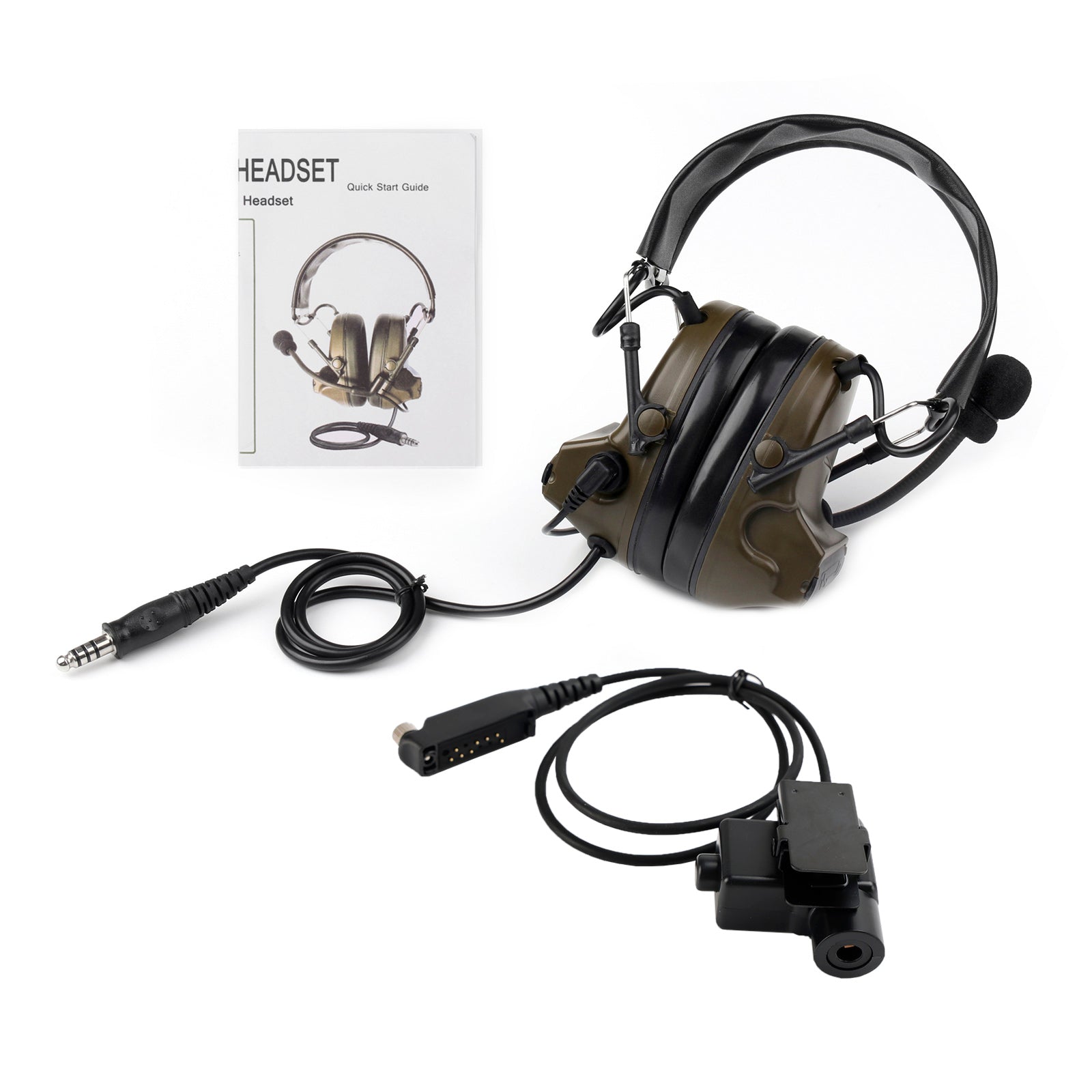 H50 Tactische Headset 6 Pin voor Sepura STP8000 STP8030 STP8035 STP8038 U94 PTT Z