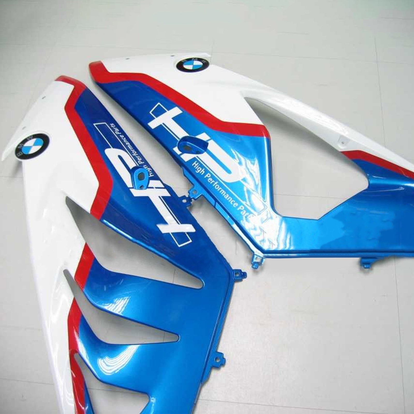 Amotopart Kit de carénage pour BMW S1000RR 2009-2014 Carrosserie Plastique ABS Générique