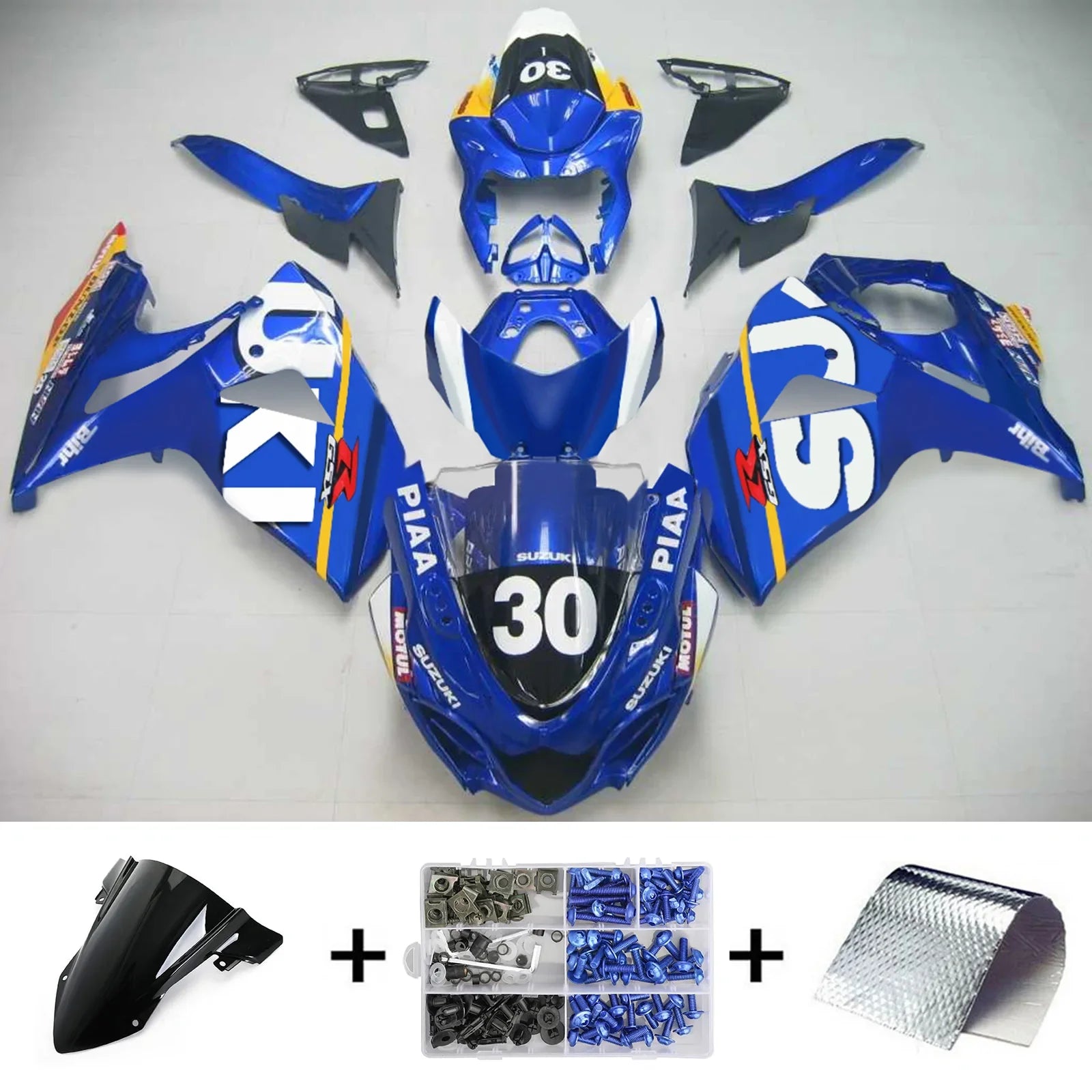 Amotopart Kit carenatura Suzuki GSXR1000 2009-2016