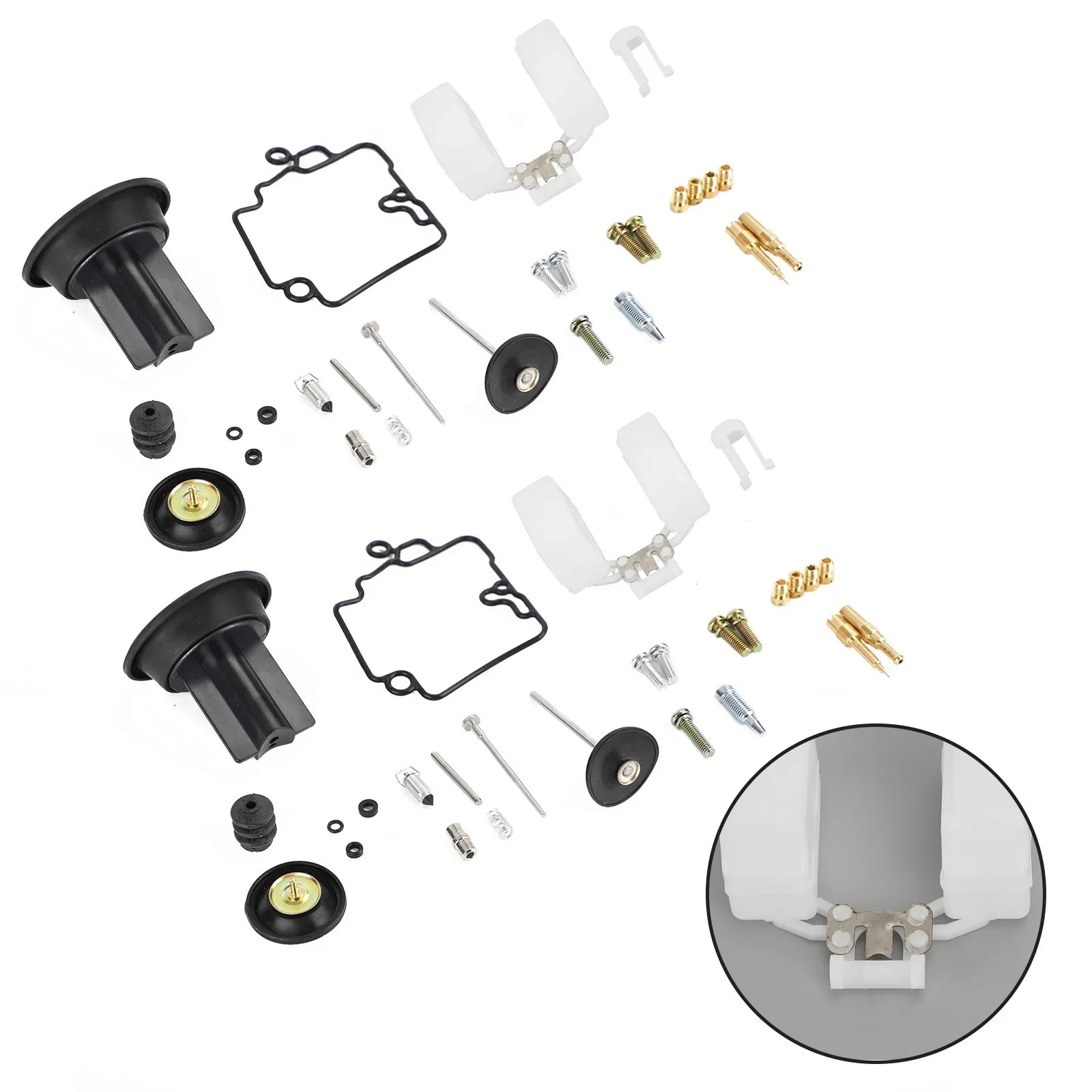 Carburatore Ricostruzione Kit 2X Pompa Acceleratore Adatta Per KT CVK24 Scooter Racing Generico