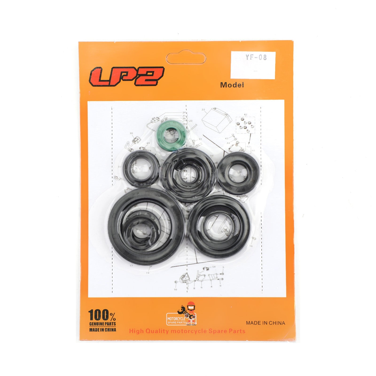 10pcs Engine Oil Seal Kit for Honda CR125R CR125 CR 125 125R 1987-2003