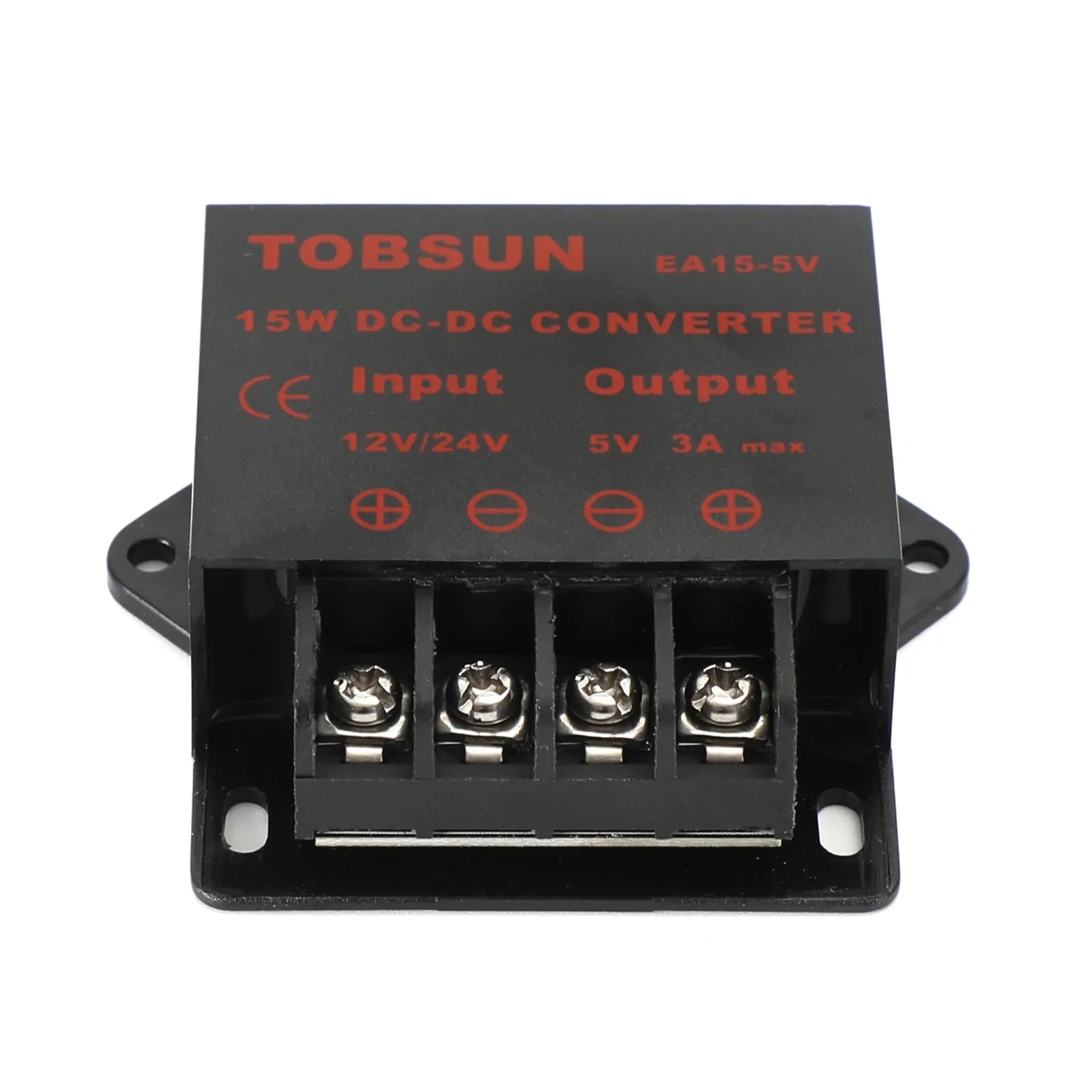 DC-DC 12V/24V à 5V 3A 15W Module régulateur abaisseur convertisseur de tension mètre