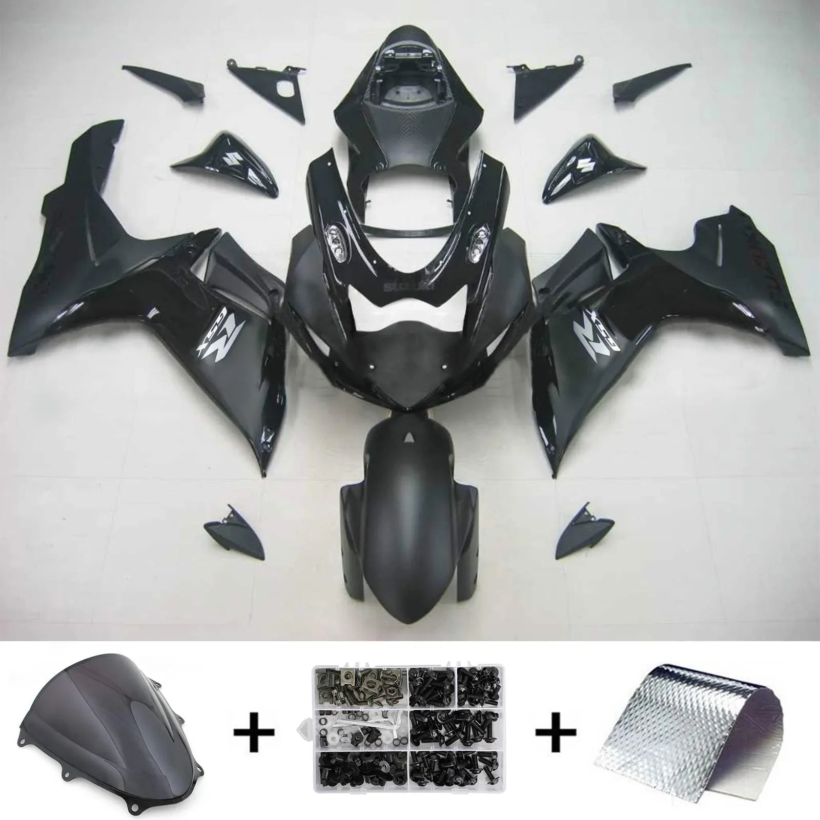 Amotopart Suzuki GSXR 600/750 2011-2021 Kit carena K11 Carrozzeria Plastica ABS