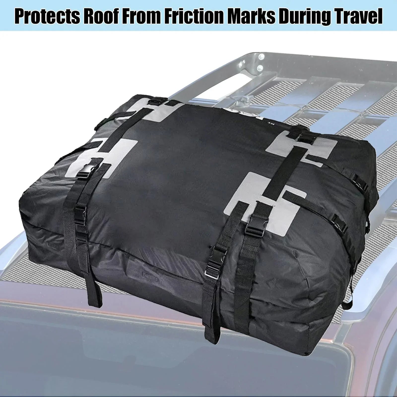 Borsa impermeabile per portapacchi auto, borsa portapacchi, borsa cubo con tappetino antiscivolo