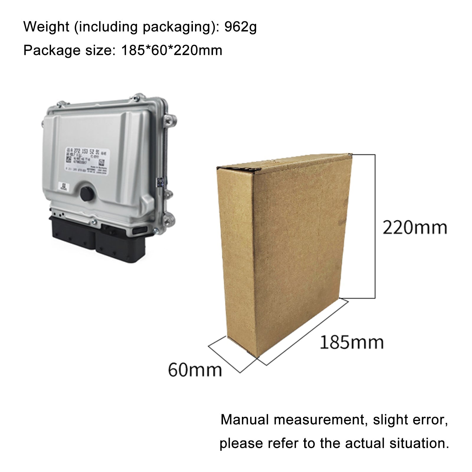 Module ECM de commande de moteur d'ordinateur A2721533779, pour Mersedes ME9.7 M272 M273