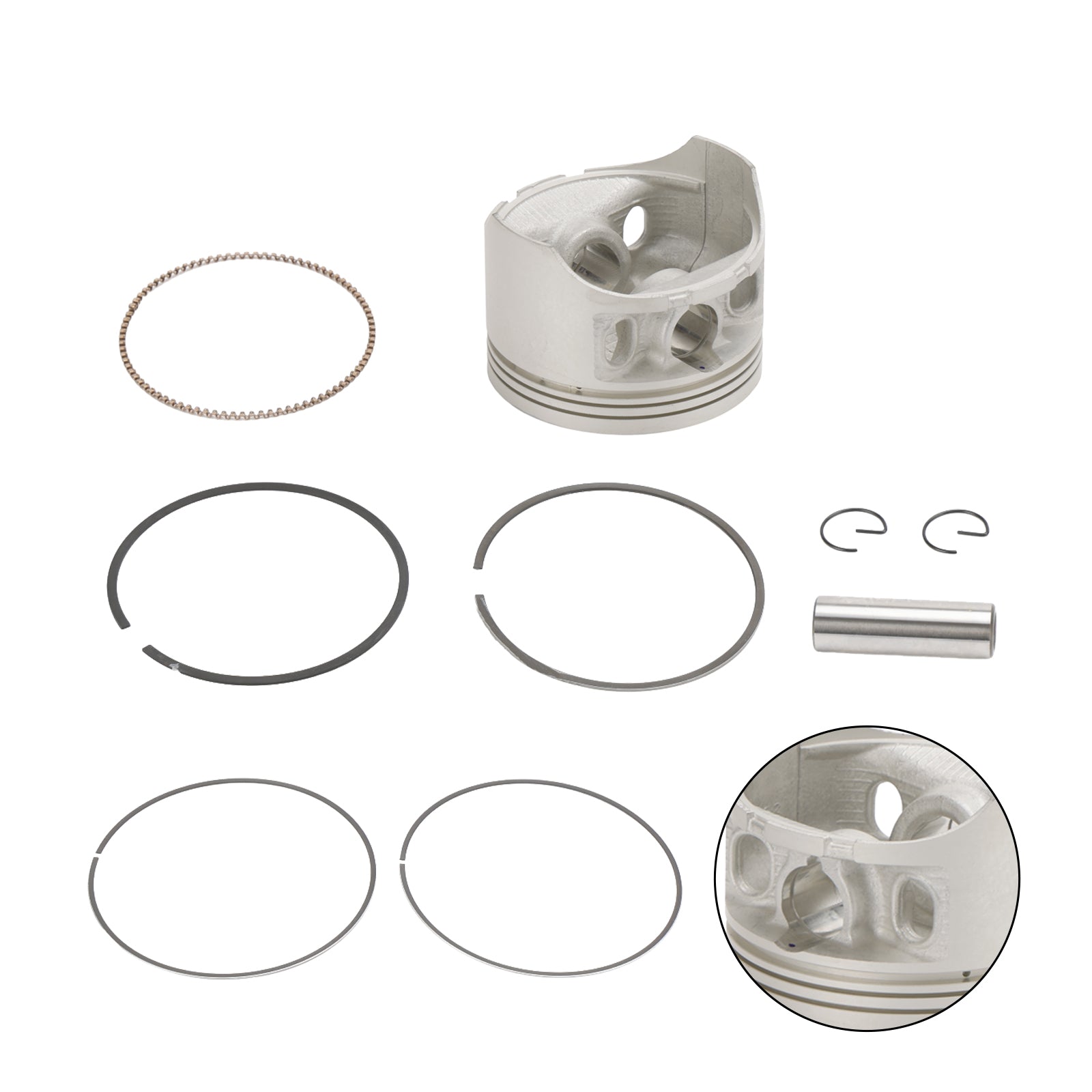 Kit de piston de moteur Honda Rancher Trx350Fe Te 2000-2006, alésage standard 78,5 mm