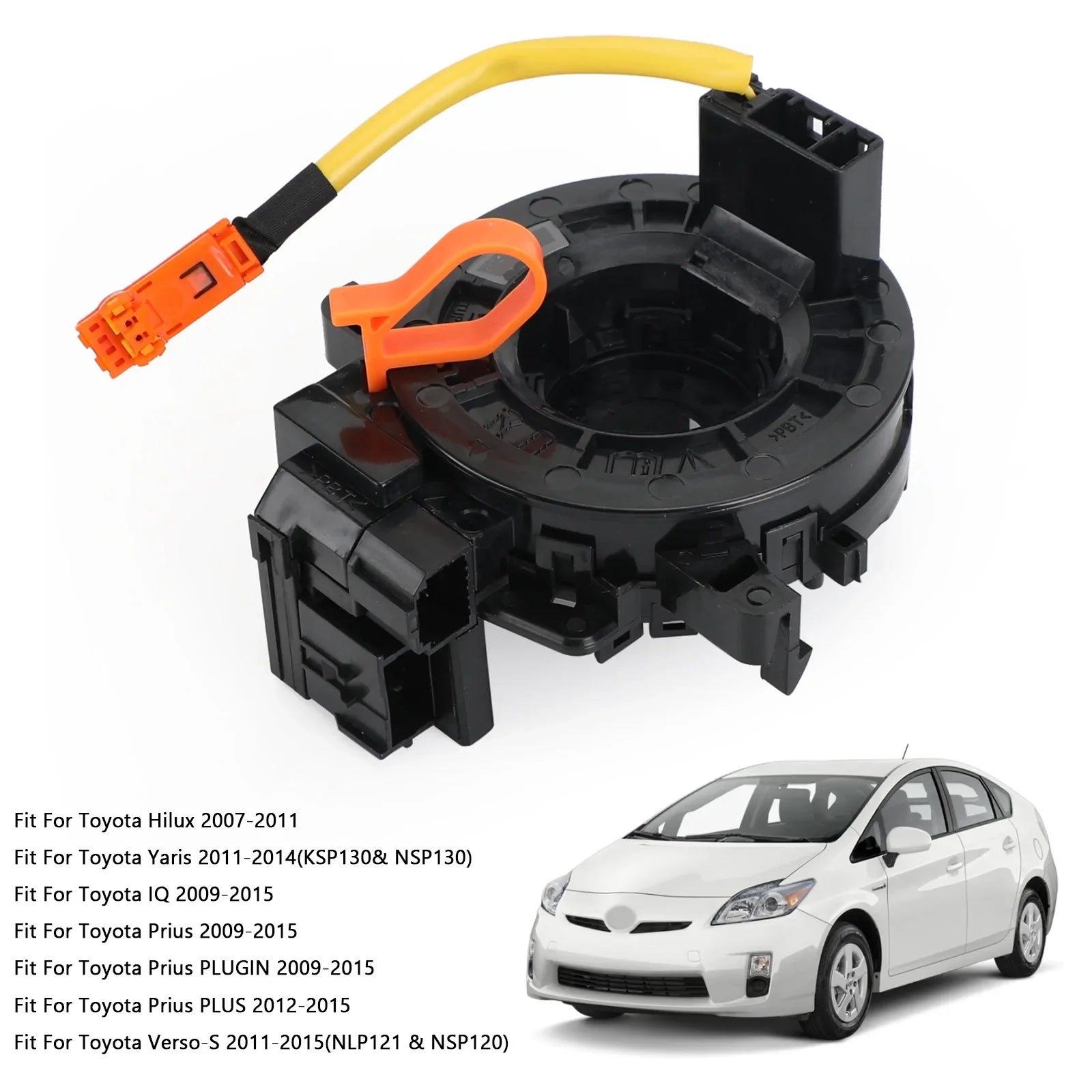 2011-2014 Toyota Yaris (KSP130 y NSP130) Airbag Reloj Resorte Cable en espiral Squib 84307-74020