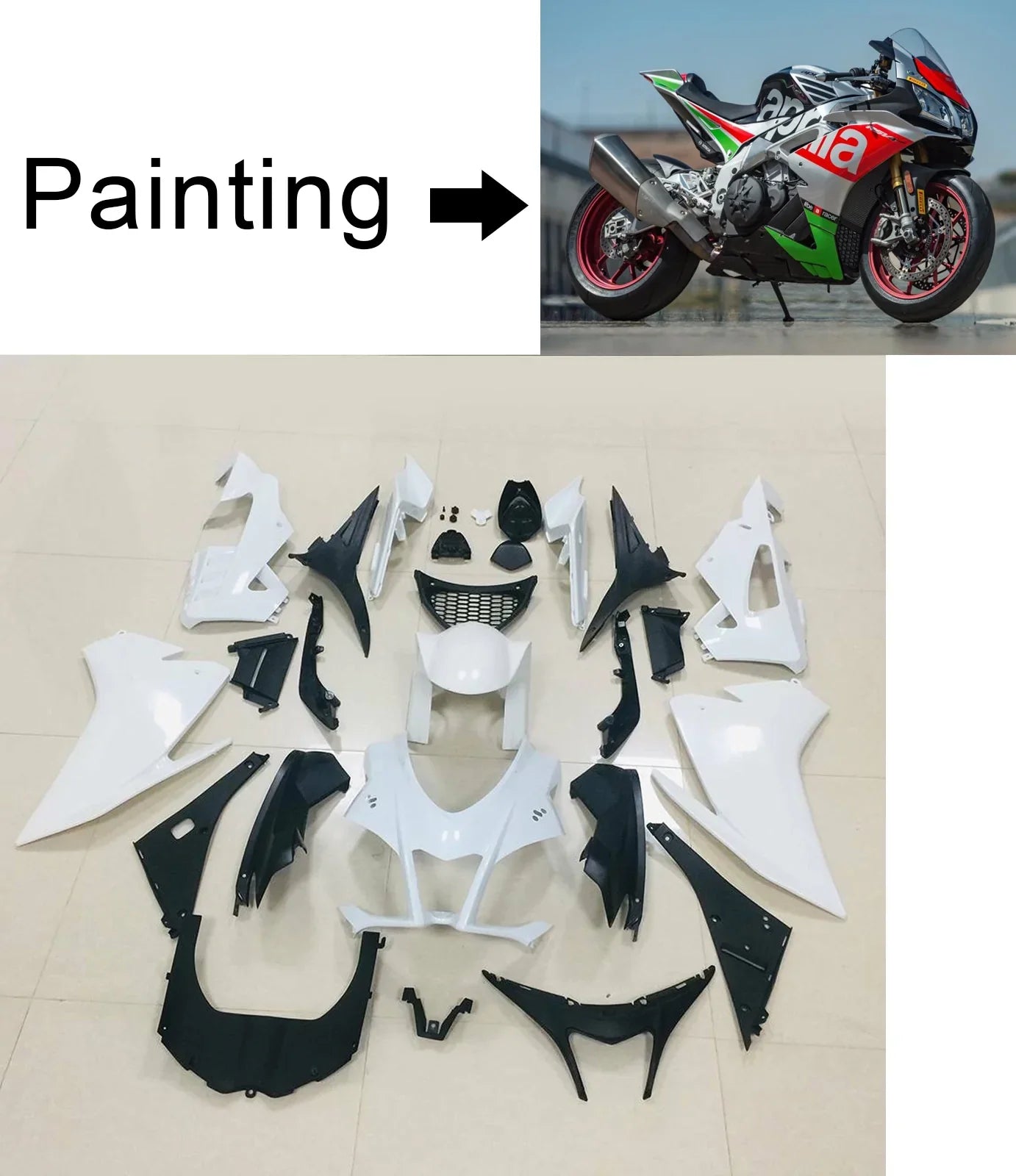 Kit carenatura Amotopart Aprilia RSV4 1000 2016-2018