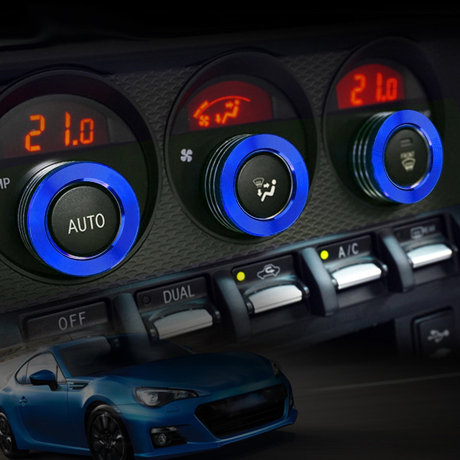 Le migliori offerte per Car Air Conditioner Switch Button Ring AC Buttons Cover Fit For BRZ Toyota 86 Generic sono su ✓ Confronta prezzi e caratteristiche di prodotti nuovi e usati ✓ Molti articoli con consegna gratis!