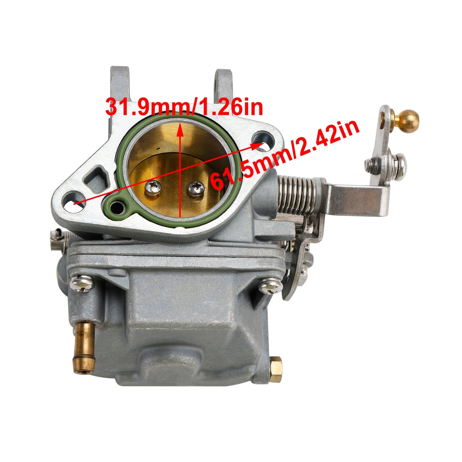 Hiilihydraattinen kaasutin sopii Yamaha 2-tahti 30HP T30 40HP T40 perämoottoriin 66T-14301