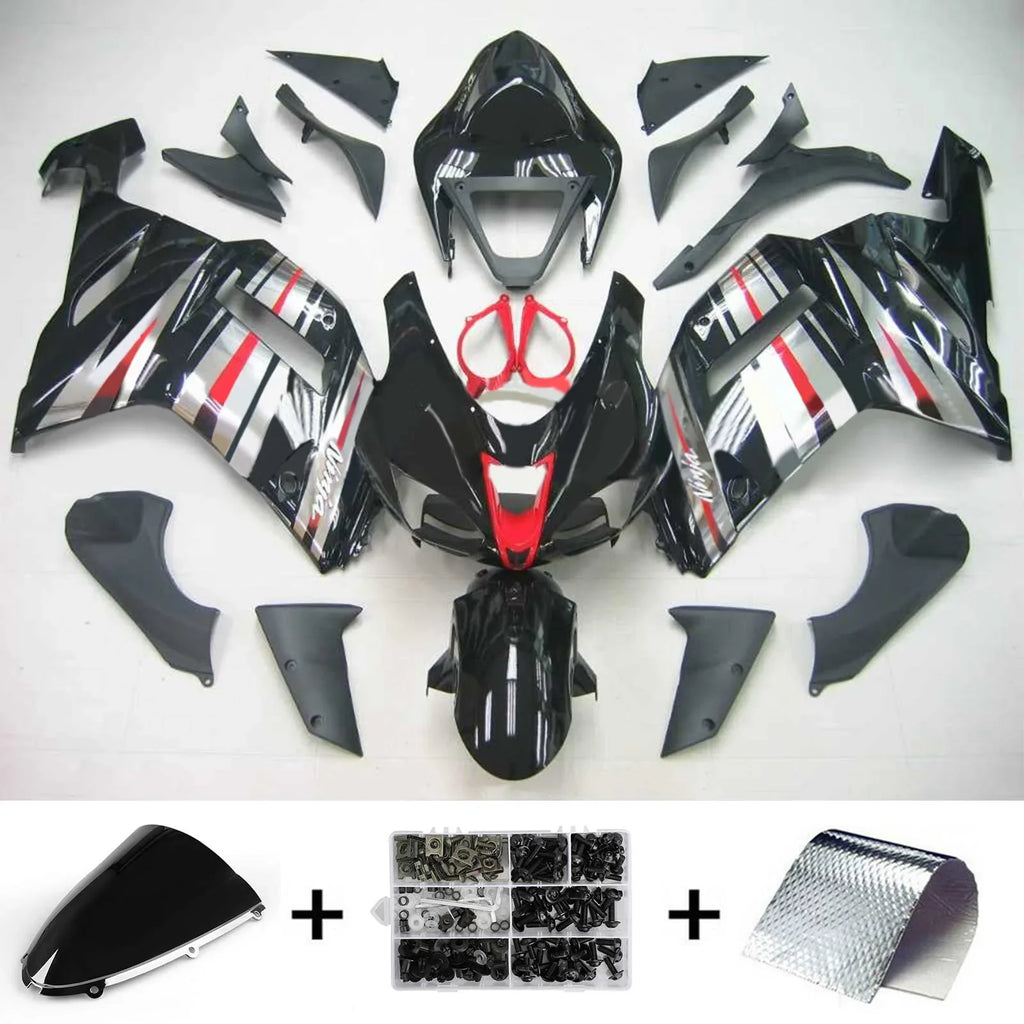Amotopart-Verkleidungsset für Kawasaki ZX6R 636 2007–2008, generisch