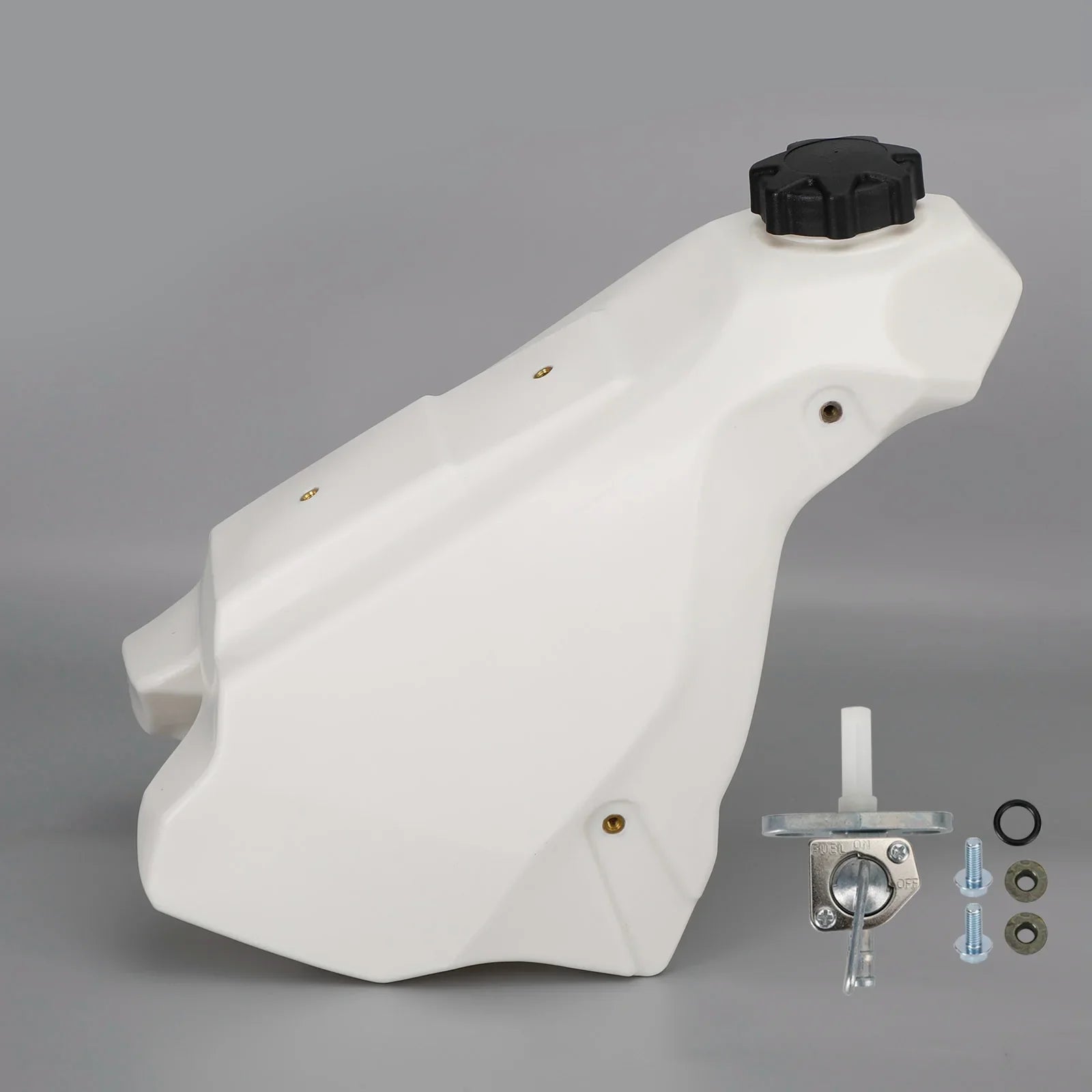 1989-2001 Honda CR500R Réservoir de carburant et bouchon Blanc 3,6 Gal Petcock Valve Kit