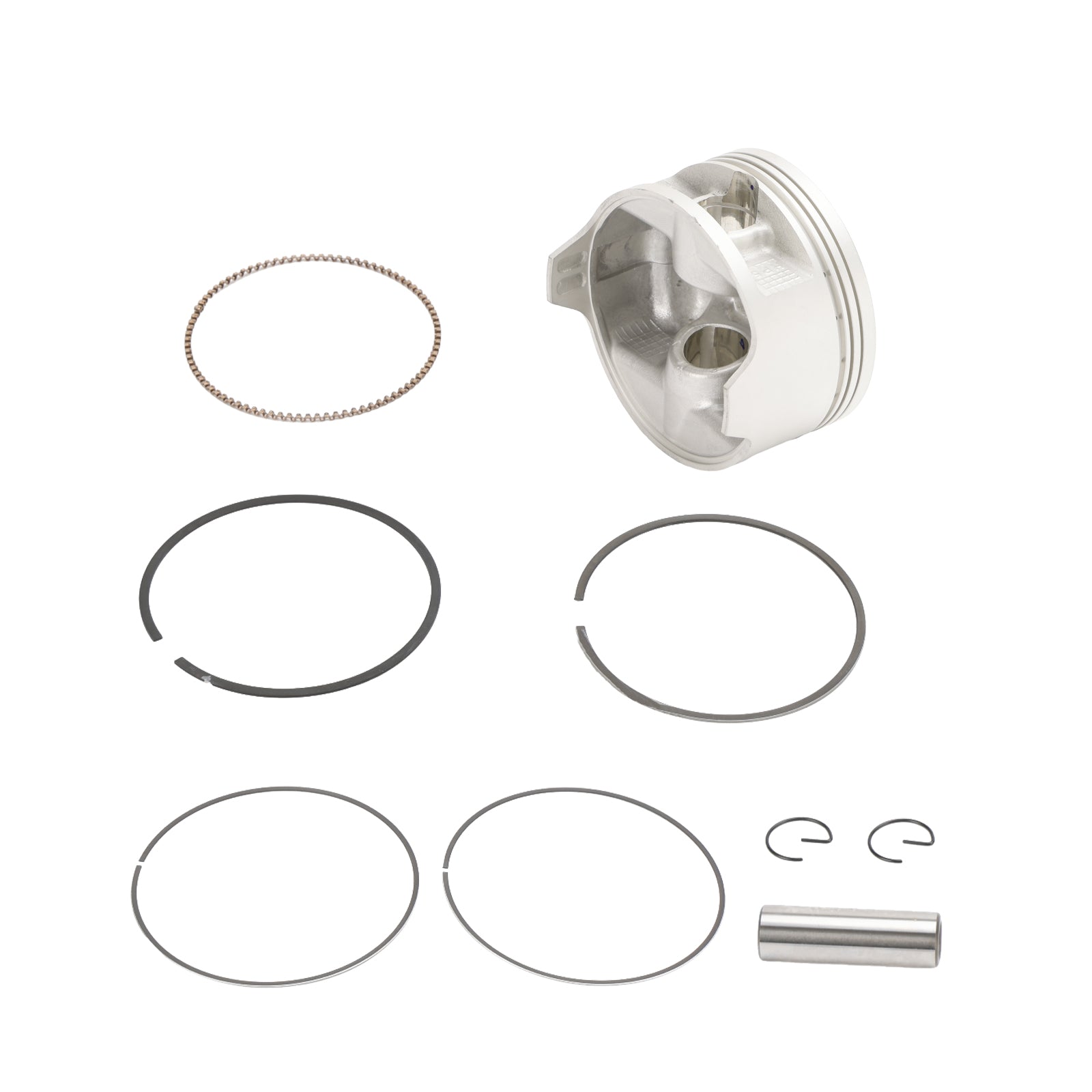 Kit de reconstrucción de segmentos de pistón Honda Rancher Trx420 2007-2018, diámetro estándar 86,5 mm