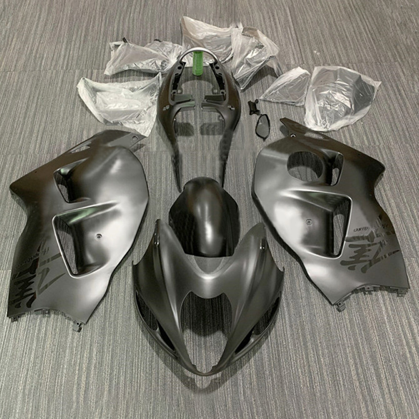 Amotopart Suzuki Hayabusa GSX1300R 1999-2007 Kit de carenado de carrocería de plástico ABS