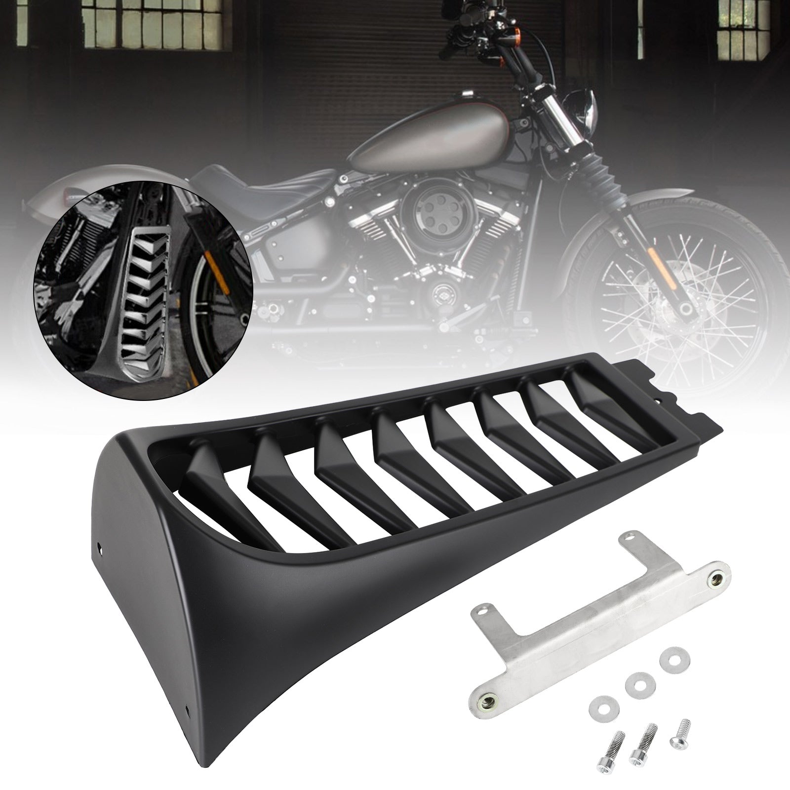 Menton's Bew knjiga spodnjega radiatorja za Softail Breakout FAT BOB 2018-2021 Generic