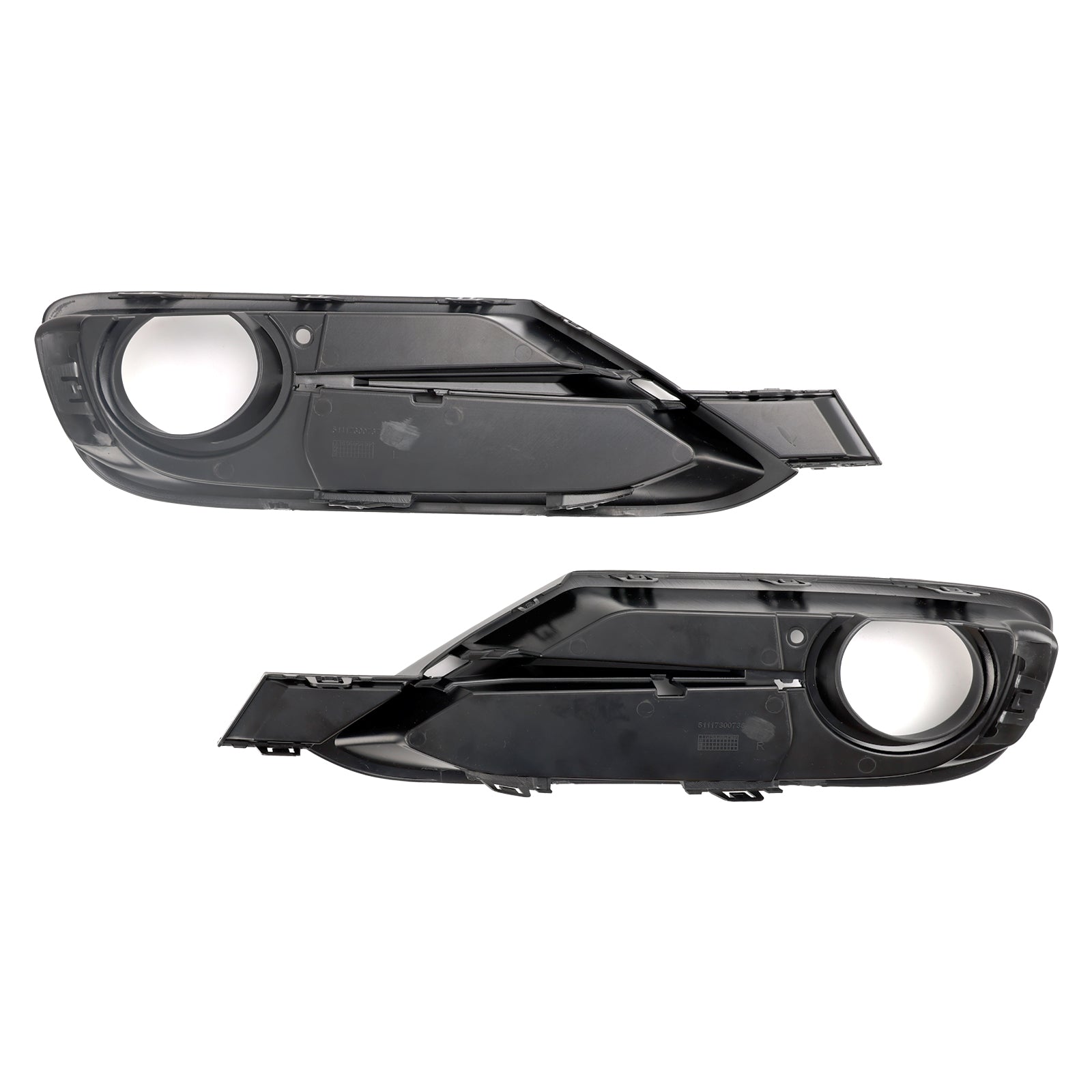 BMW Série 3 F30 F31 2013-2015 2PCS Couvertures de calandre de phare antibrouillard de pare-chocs avant