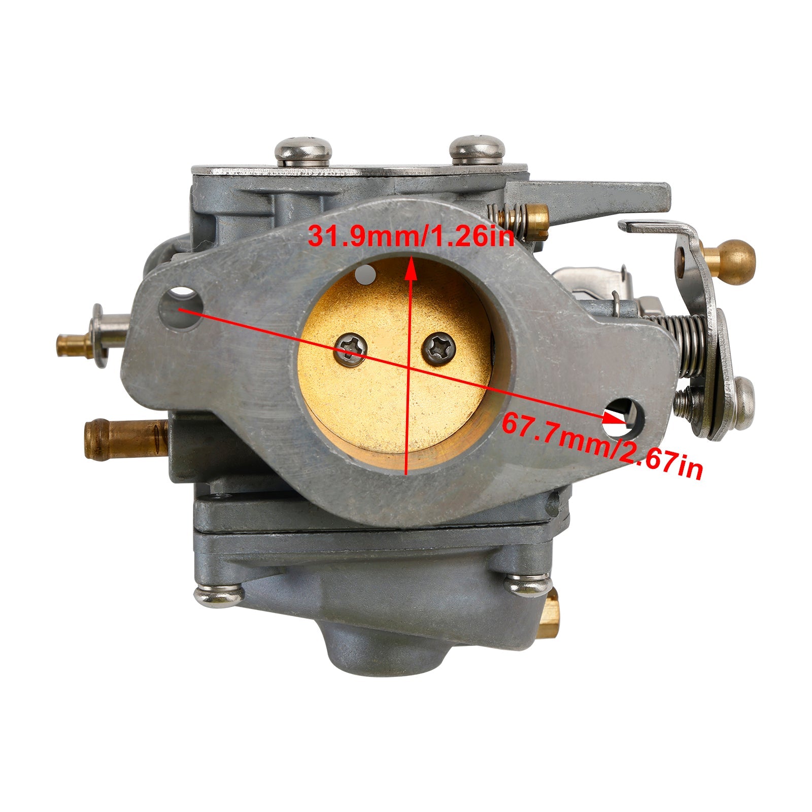 Carburatore Carb adatto per motore fuoribordo Yamaha 2 tempi 60HP E60 6K5-14301