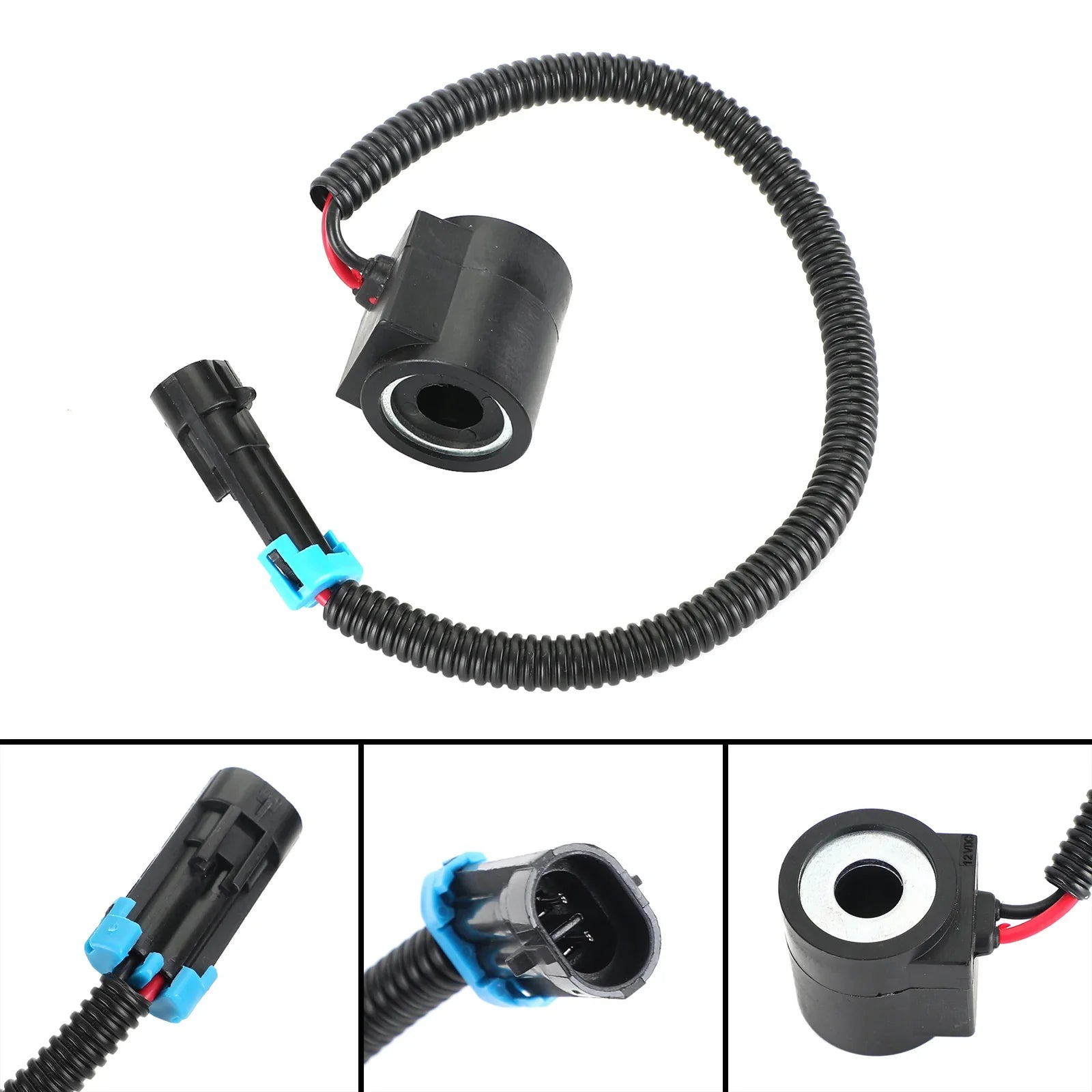 6309311 Bobine d'électrovanne avec connecteur pour chargeurs Bobcat 12V DC 6671025 Générique