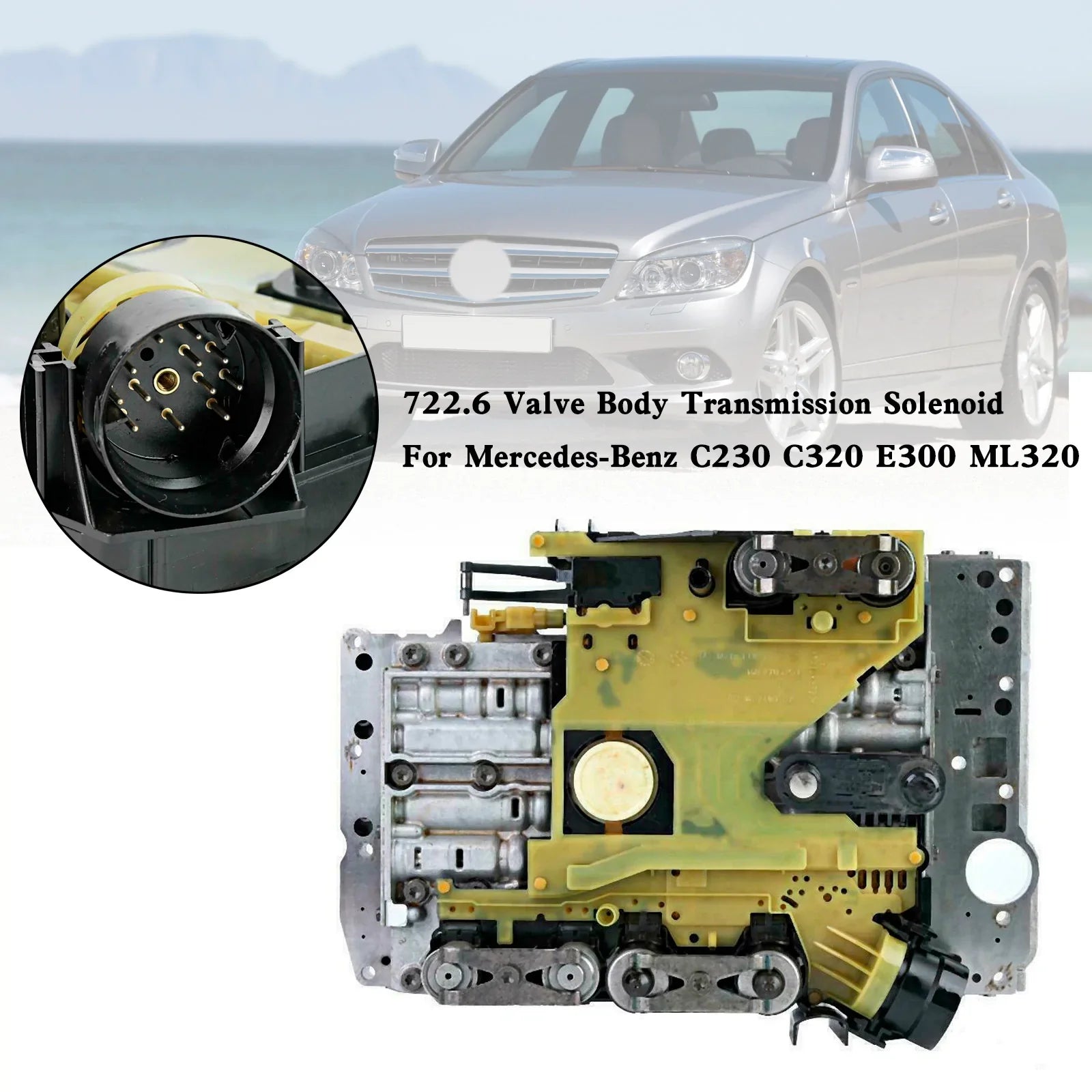 Mercedes-Benz C230 C320 E300 ML320 722.6 Solenoide trasmissione corpo valvola Fedex Express