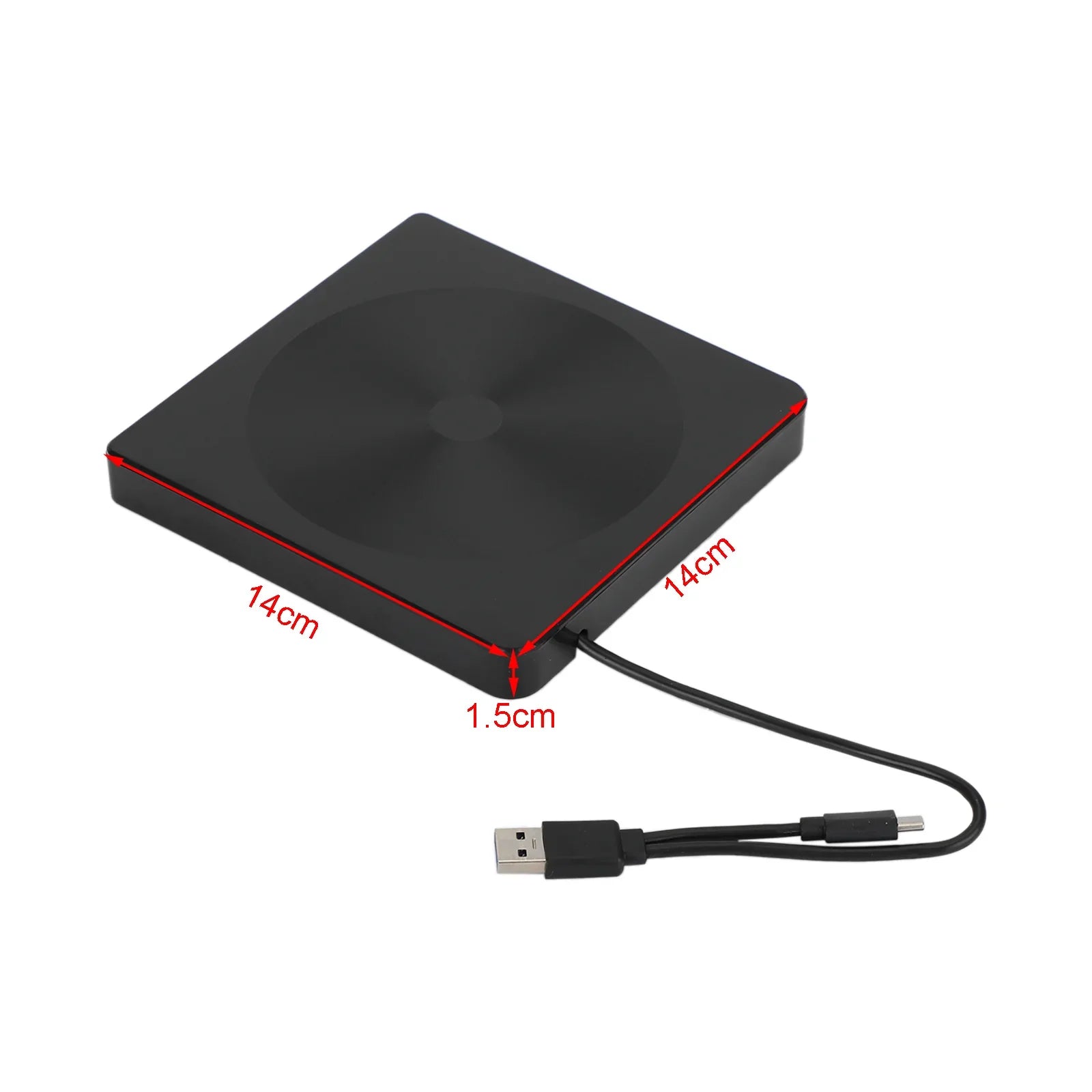 Lecteur DVD Blu-ray externe USB 3.0 lecteur BD lecture/écriture graveur Portable 2 en 1