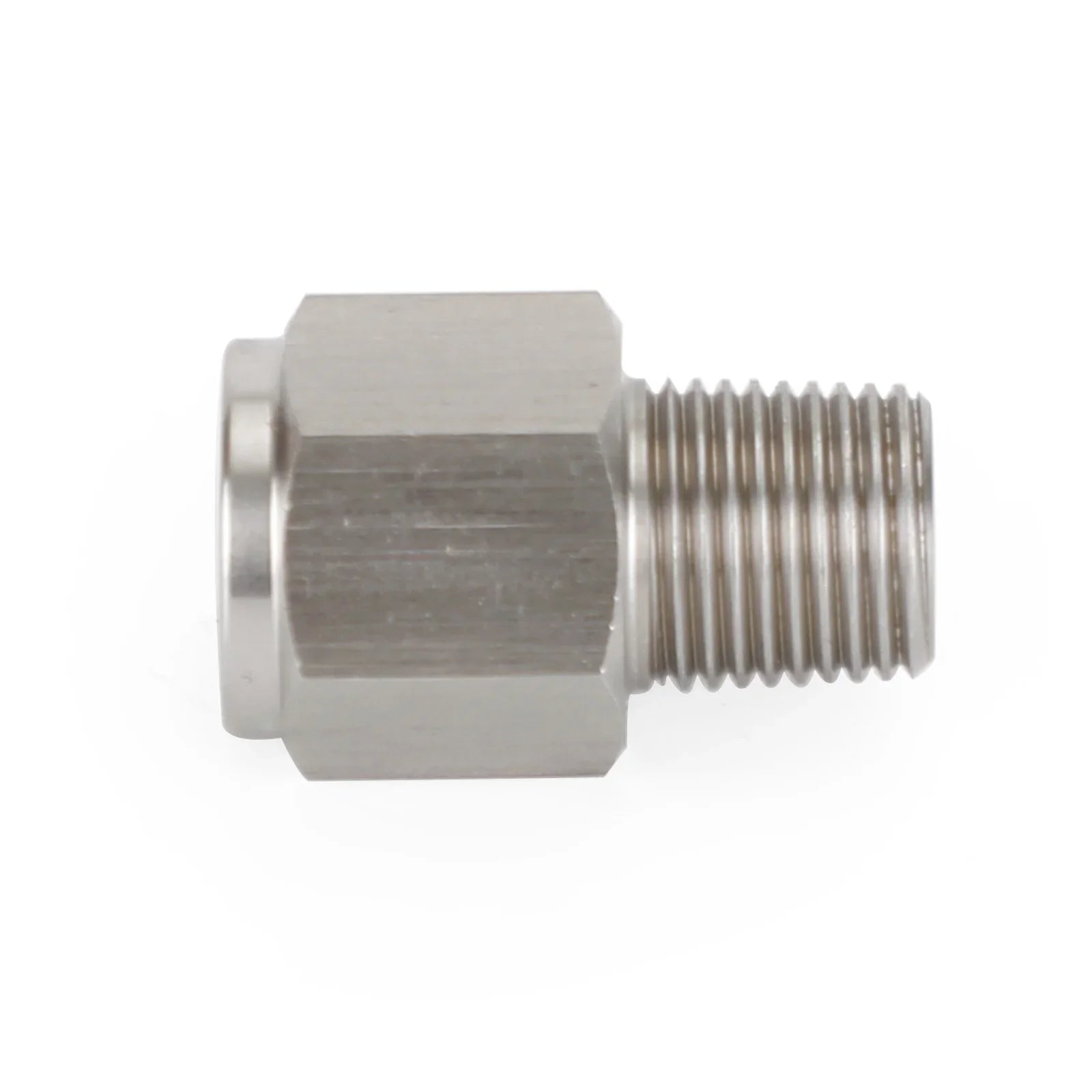 Adaptateur de jauge de pression d'huile en acier inoxydable femelle 1/8" NPT mâle vers M10x1.0