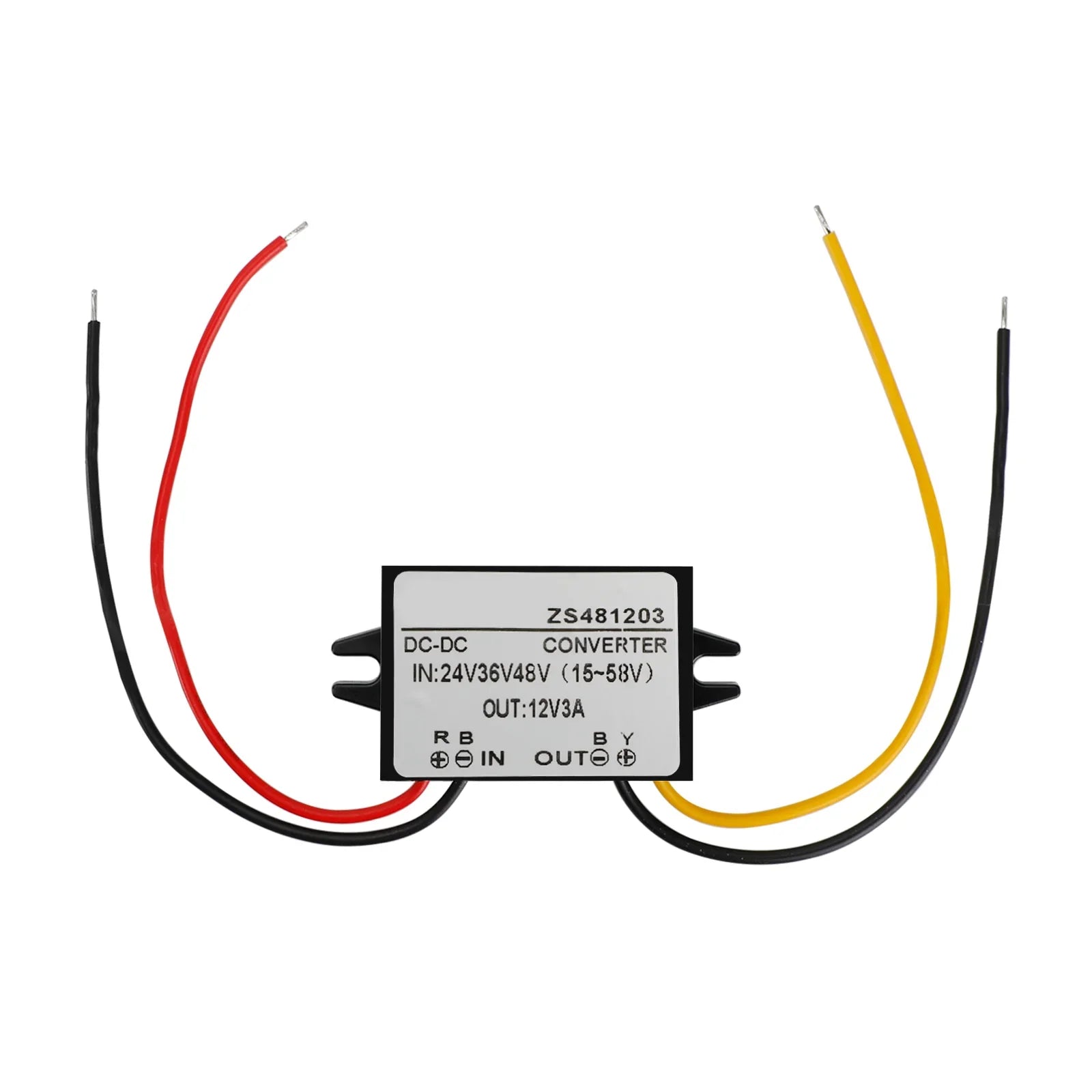 Convertisseur DC-DC étanche 24V 36V 48V Module d'alimentation abaisseur à 12V