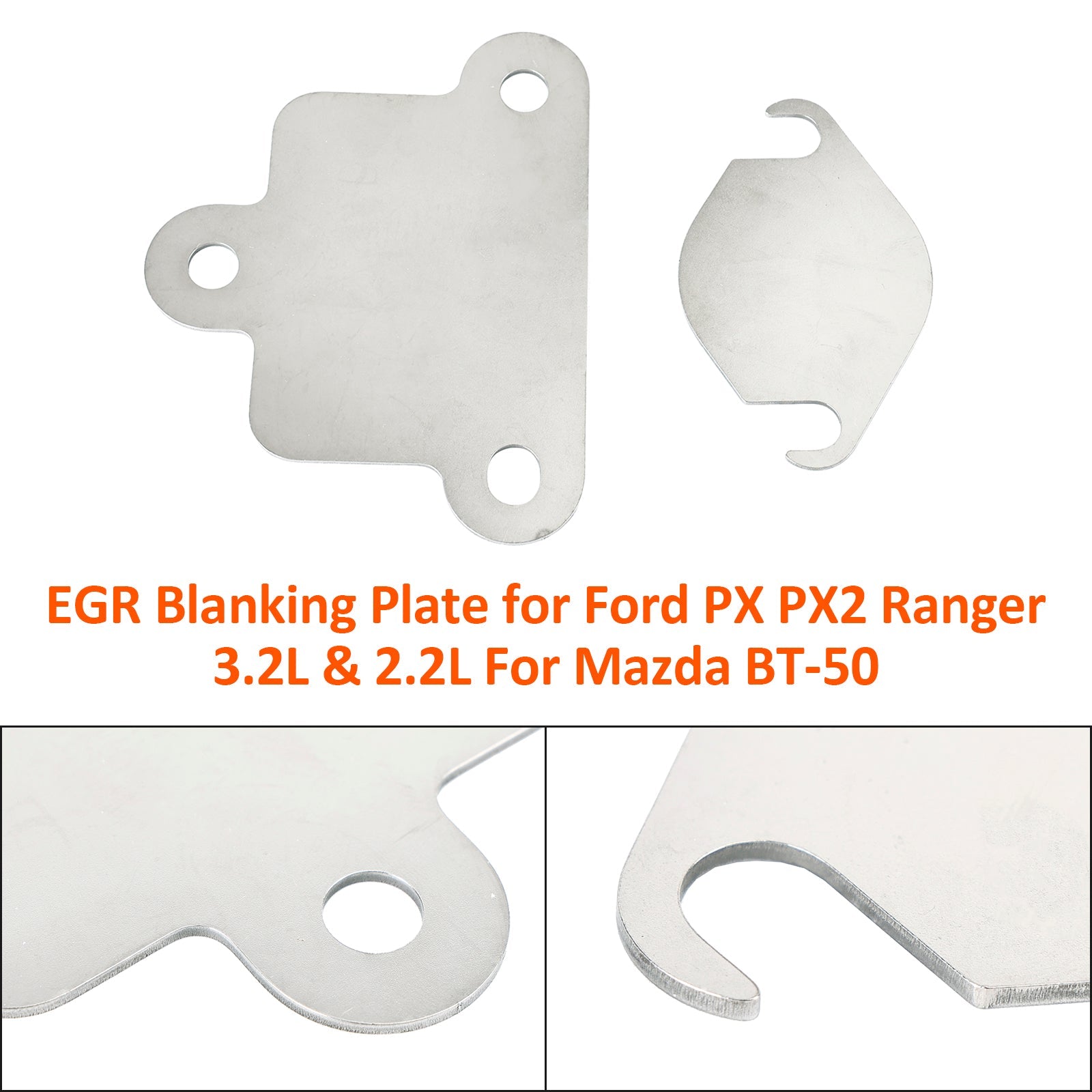 Plaque de refroidisseur EGR adaptée pour Ford PX PX2 Ranger 3.2L &amp; 2.2L pour Mazda BT-50