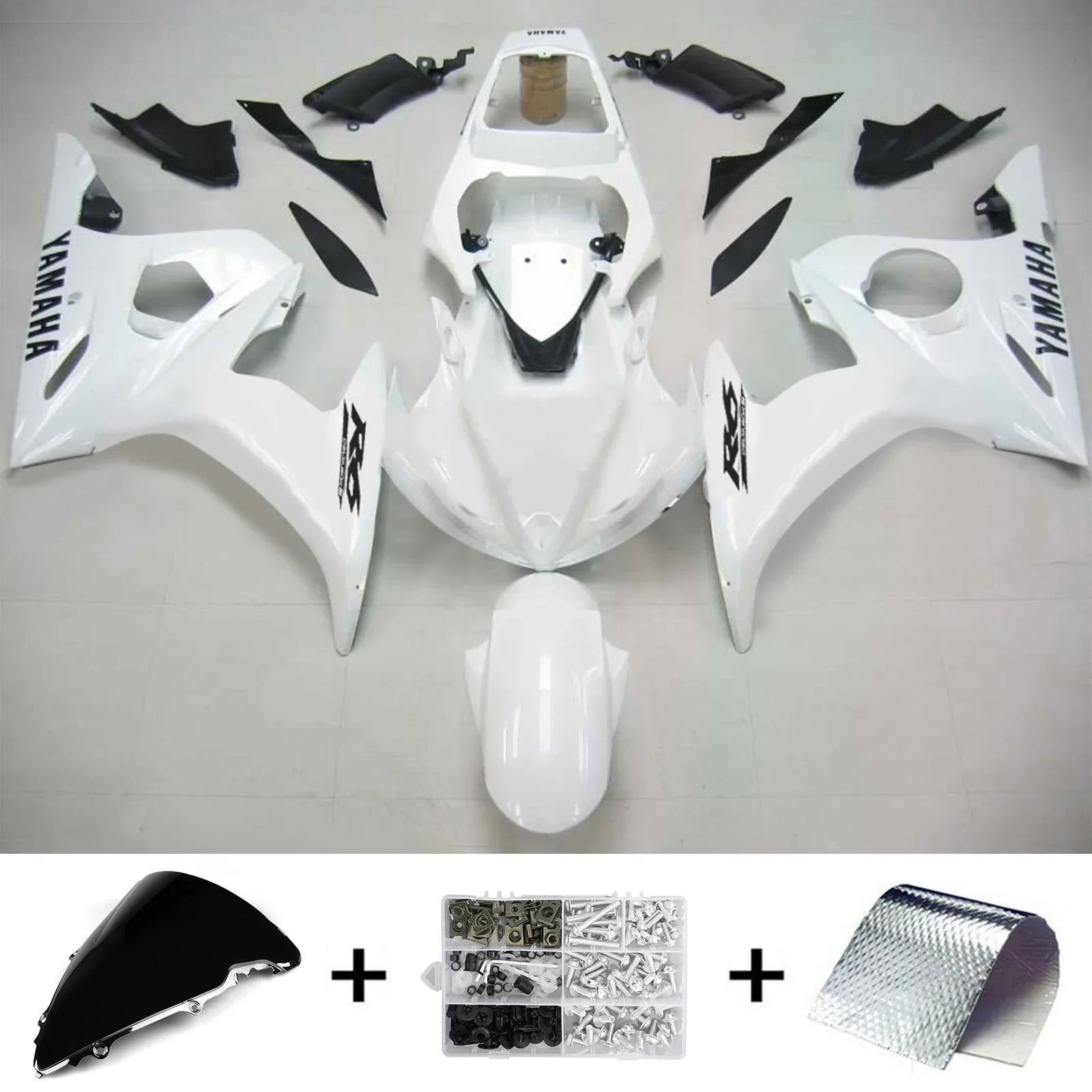 Kit Carenado Amotopart para Yamaha YZF 600 R6 2005 Genérico