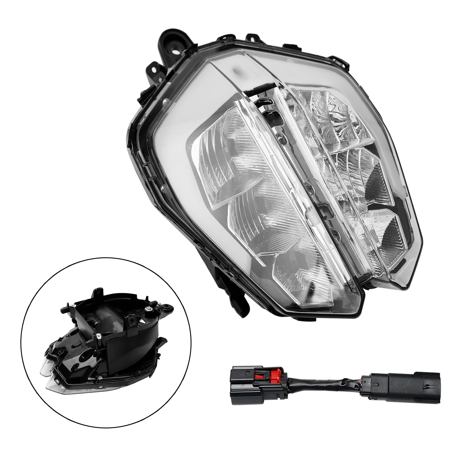 KTM Duke 390 2018-2019 Protector de faros delanteros Parrilla Led Plástico