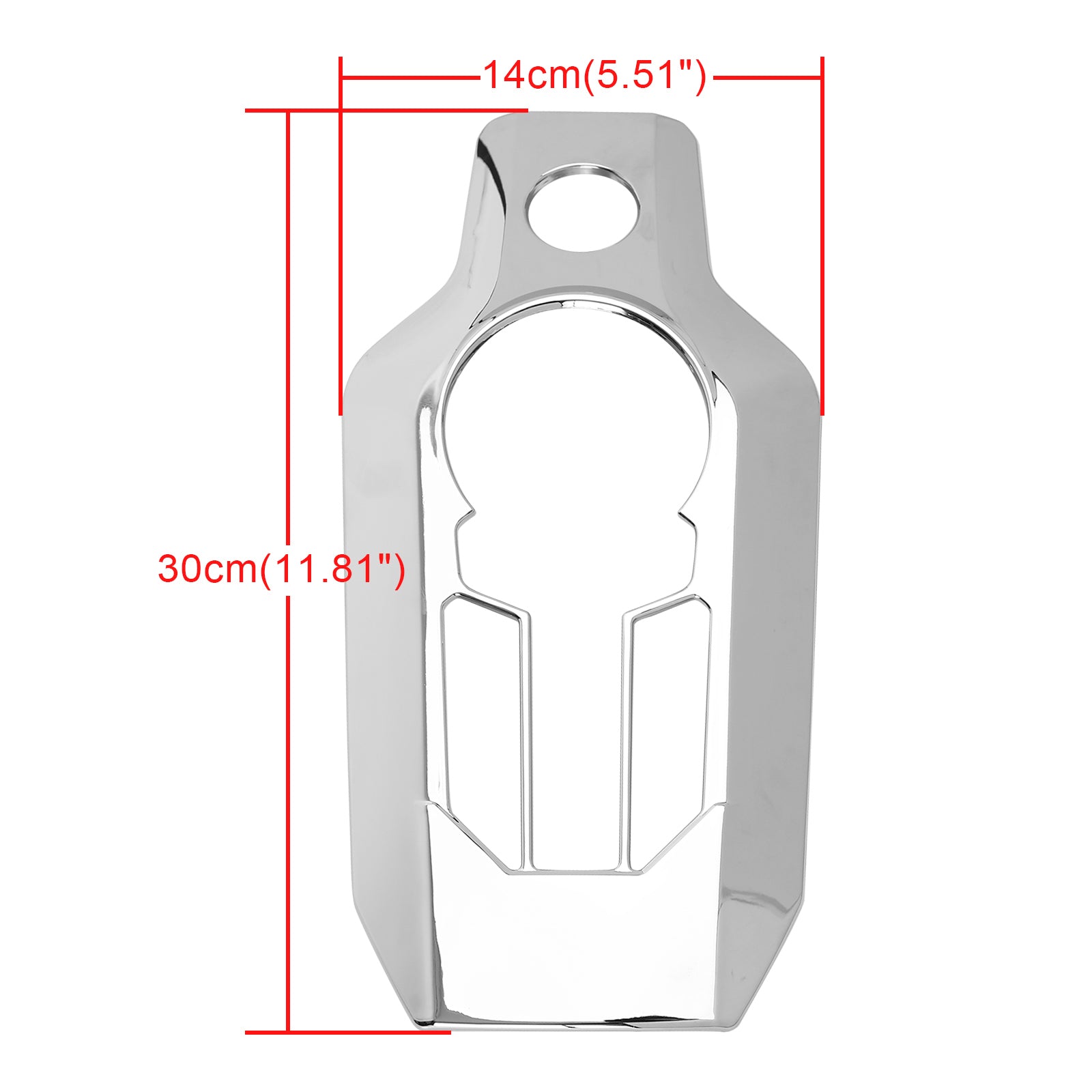 Cubierta de Panel de interruptores de consola central cromada para Honda Goldwing GL1800 2018-2020 genérico